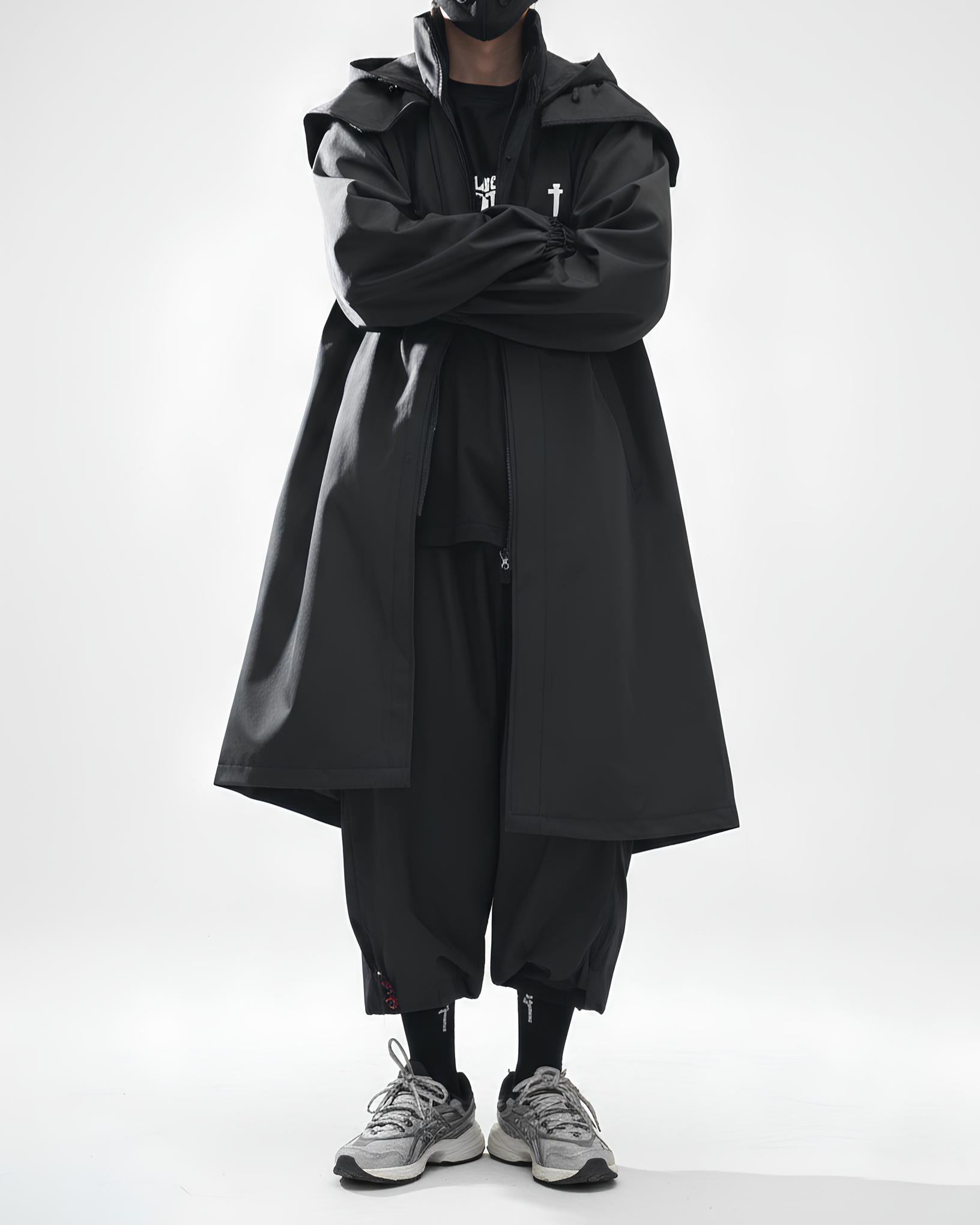 Architected Hooded Long Coat koku0135