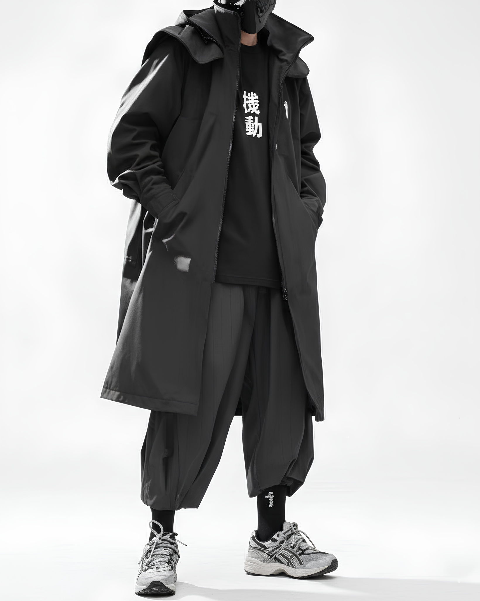 Architected Hooded Long Coat koku0135