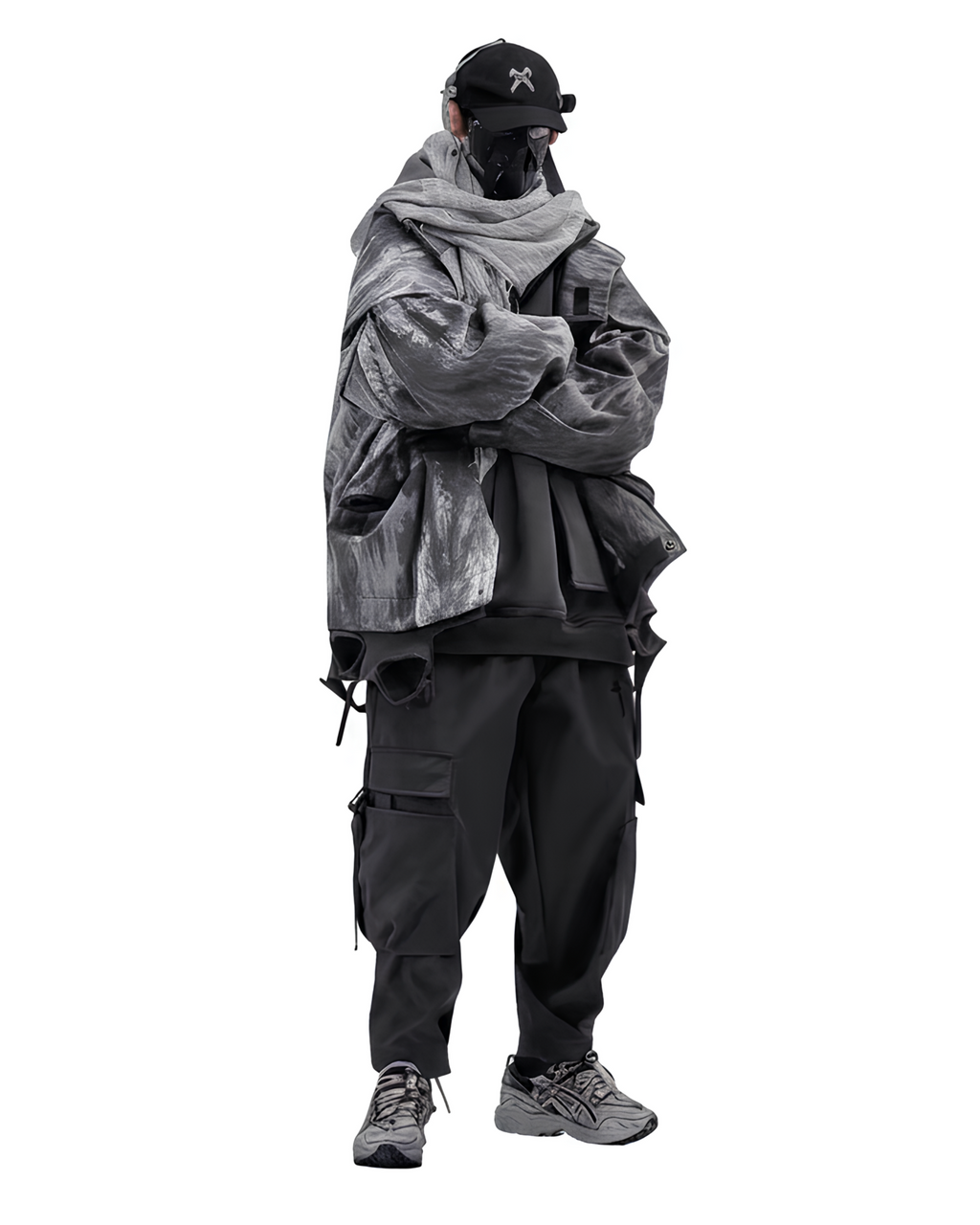 Modular Hooded Layer Jacket  koku0136