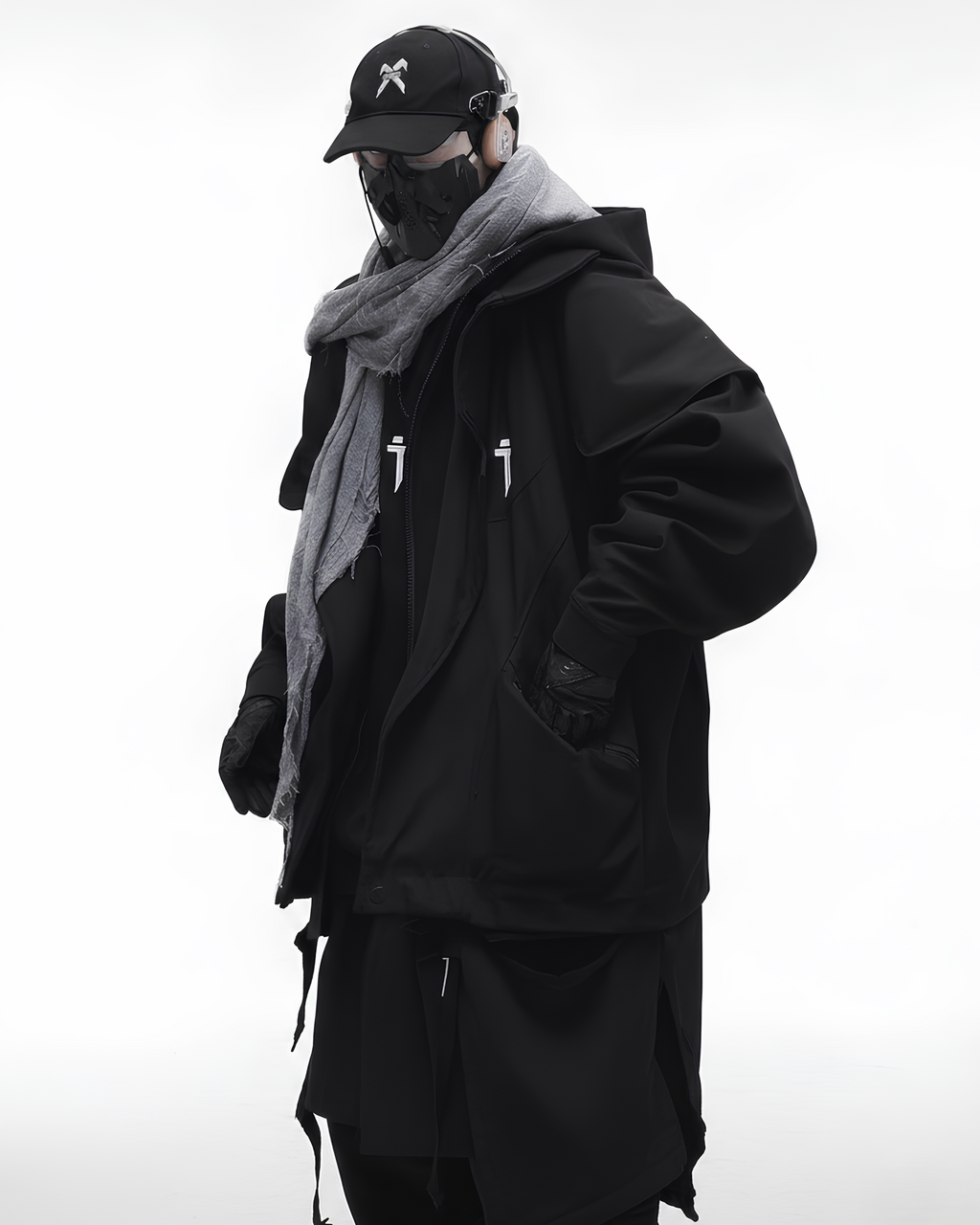 Modular Hooded Layer Jacket  koku0136