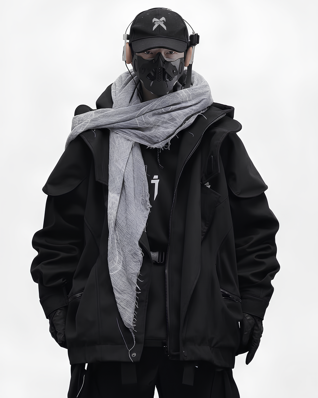 Modular Hooded Layer Jacket  koku0136