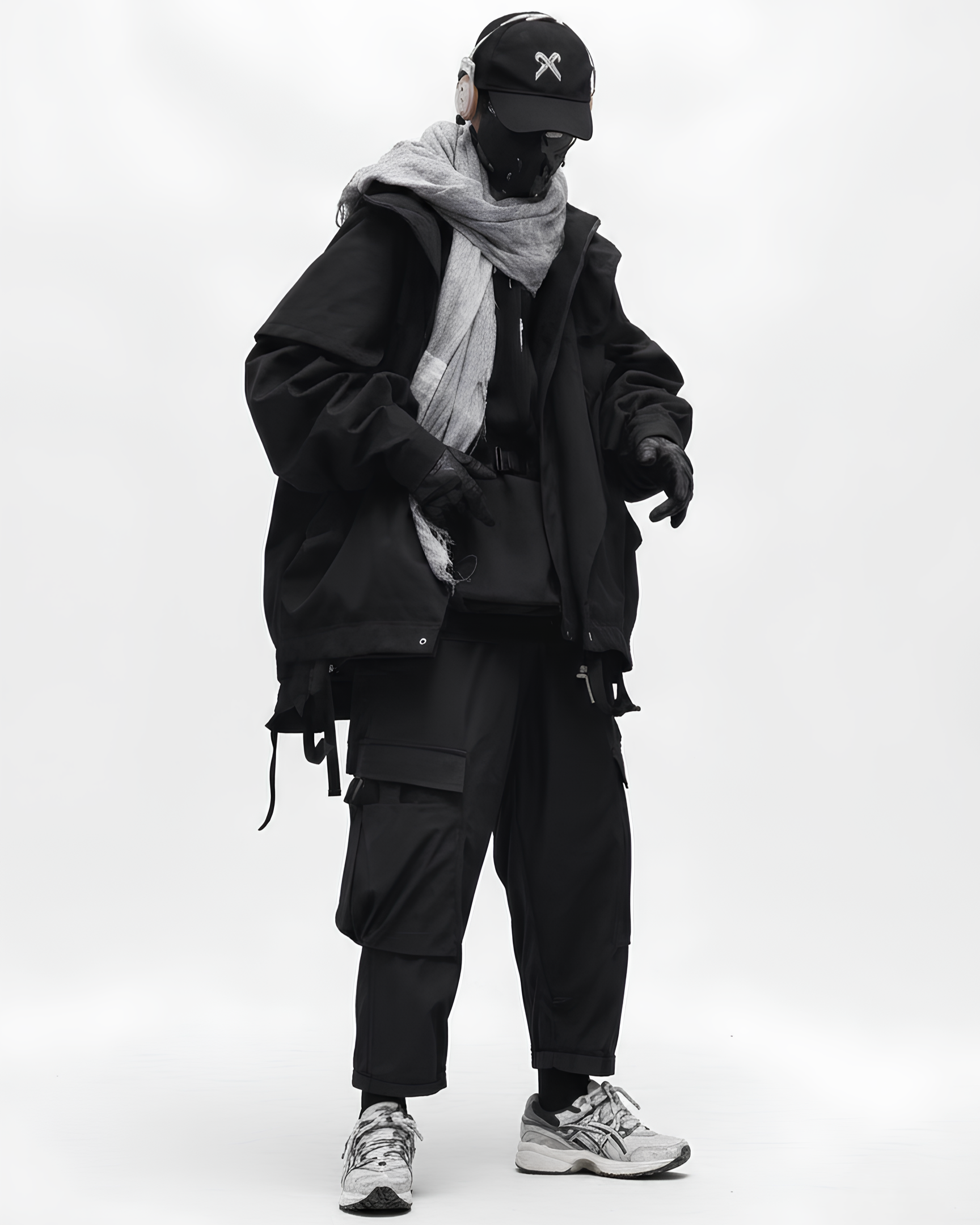 Modular Hooded Layer Jacket  koku0136