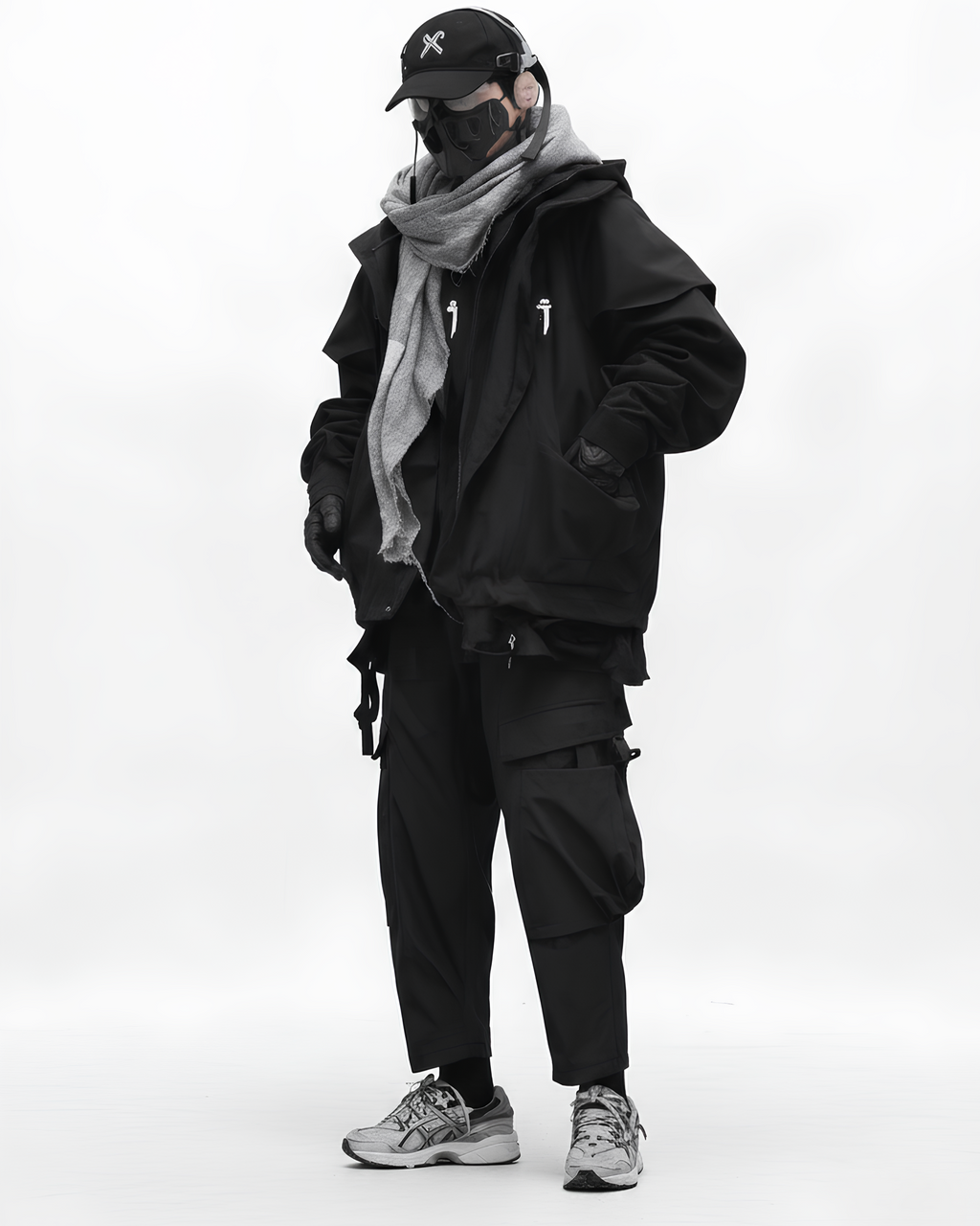 Modular Hooded Layer Jacket  koku0136