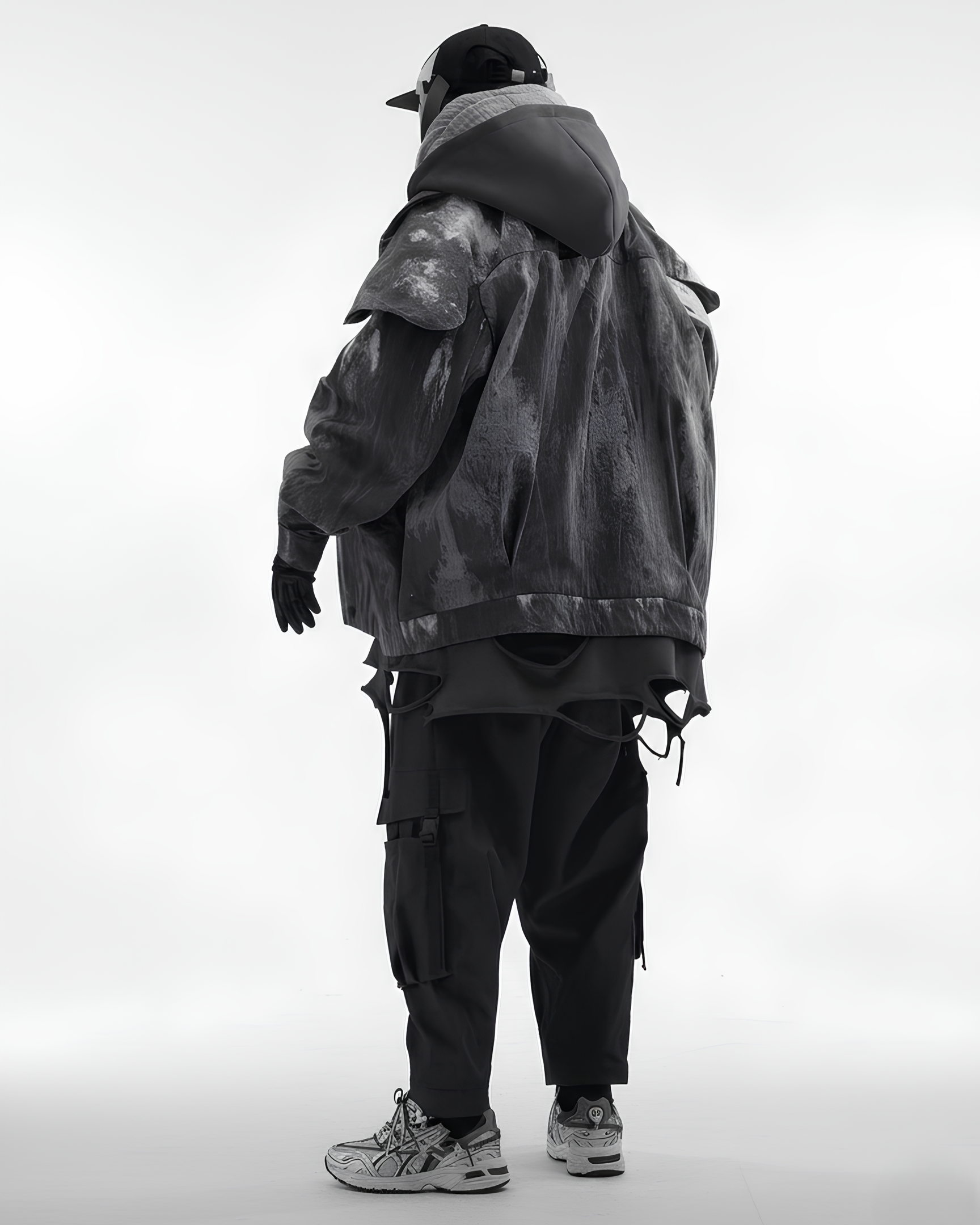 Modular Hooded Layer Jacket  koku0136