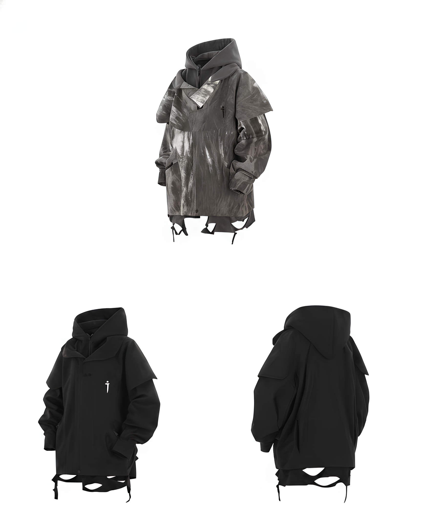 Modular Hooded Layer Jacket  koku0136