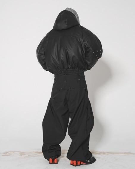 Armored PU Hooded Jacket koku0053