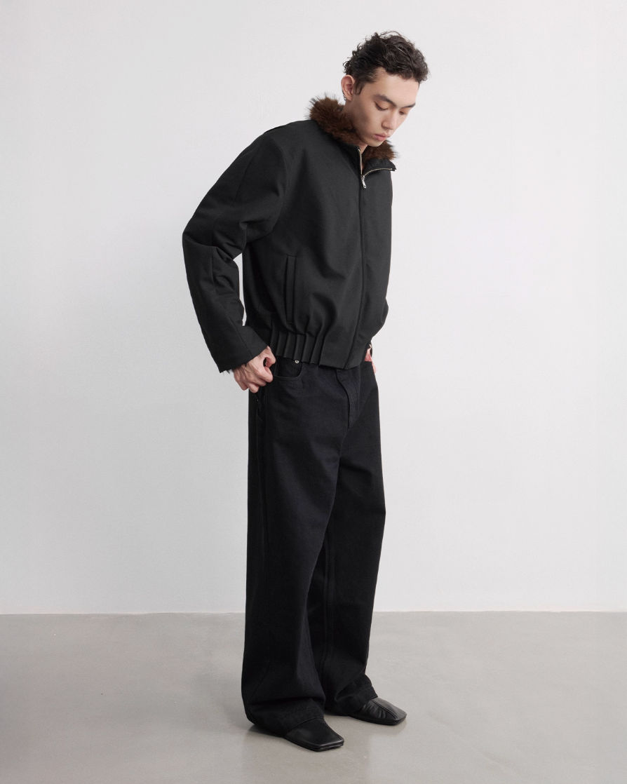 Cotton Straight Pants koku0113