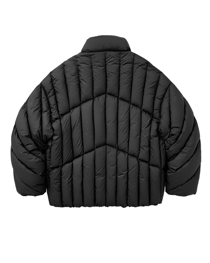 Structured High-Neck Down Quilt Jacket koku0121