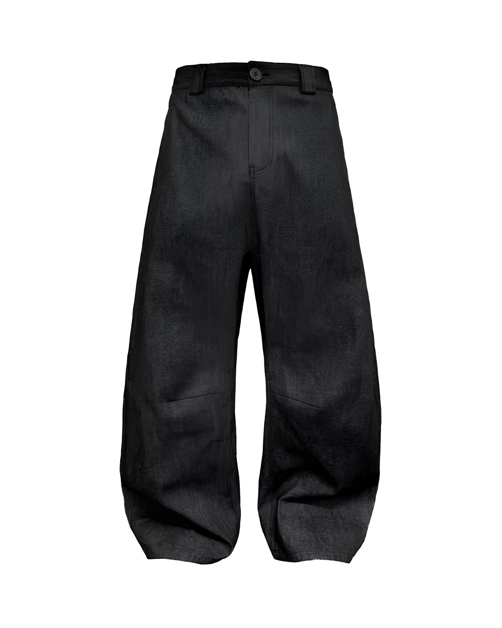 Wide Curved Denim Pants koku0137