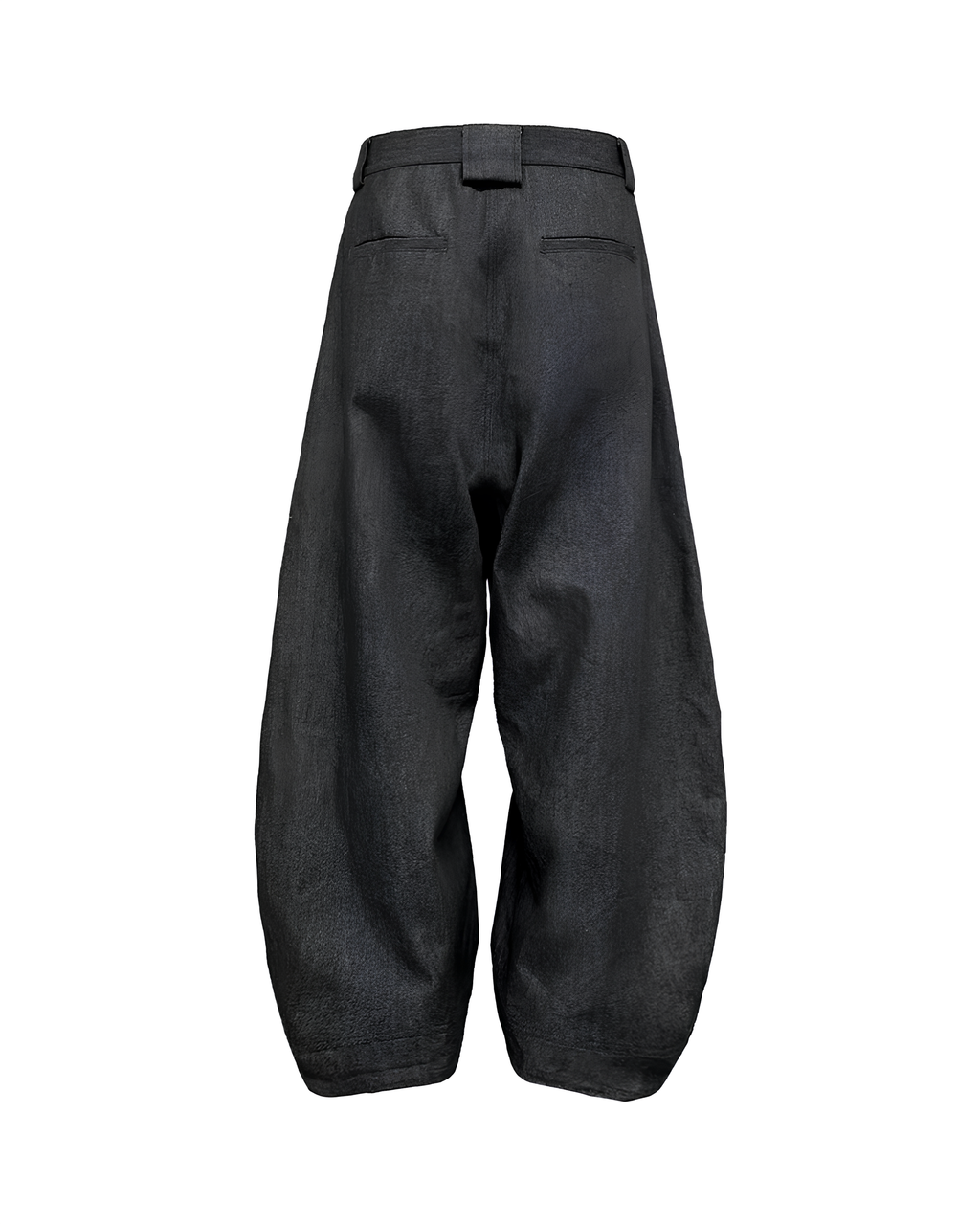 Wide Curved Denim Pants koku0137