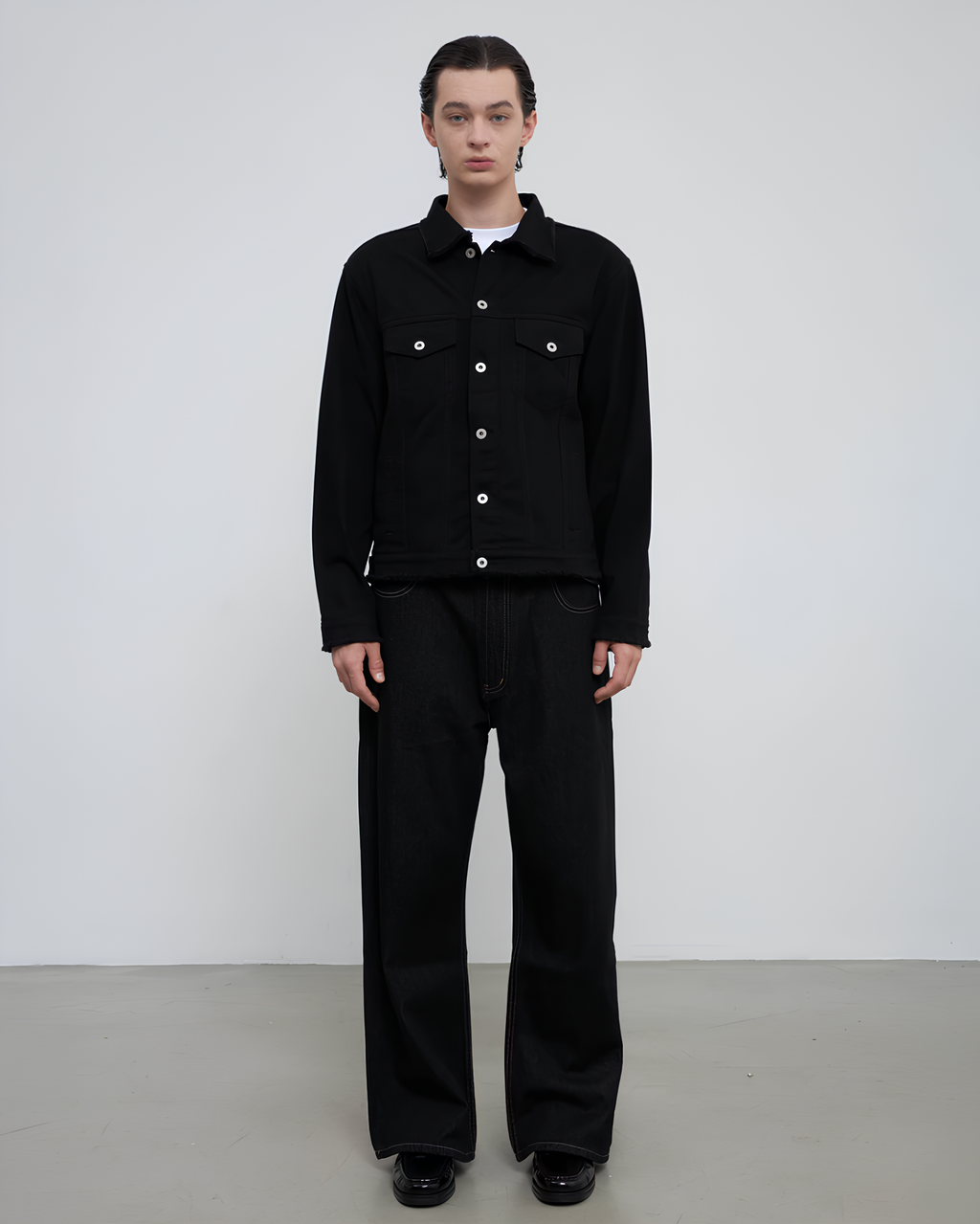 Black Denim Jacket koku0138