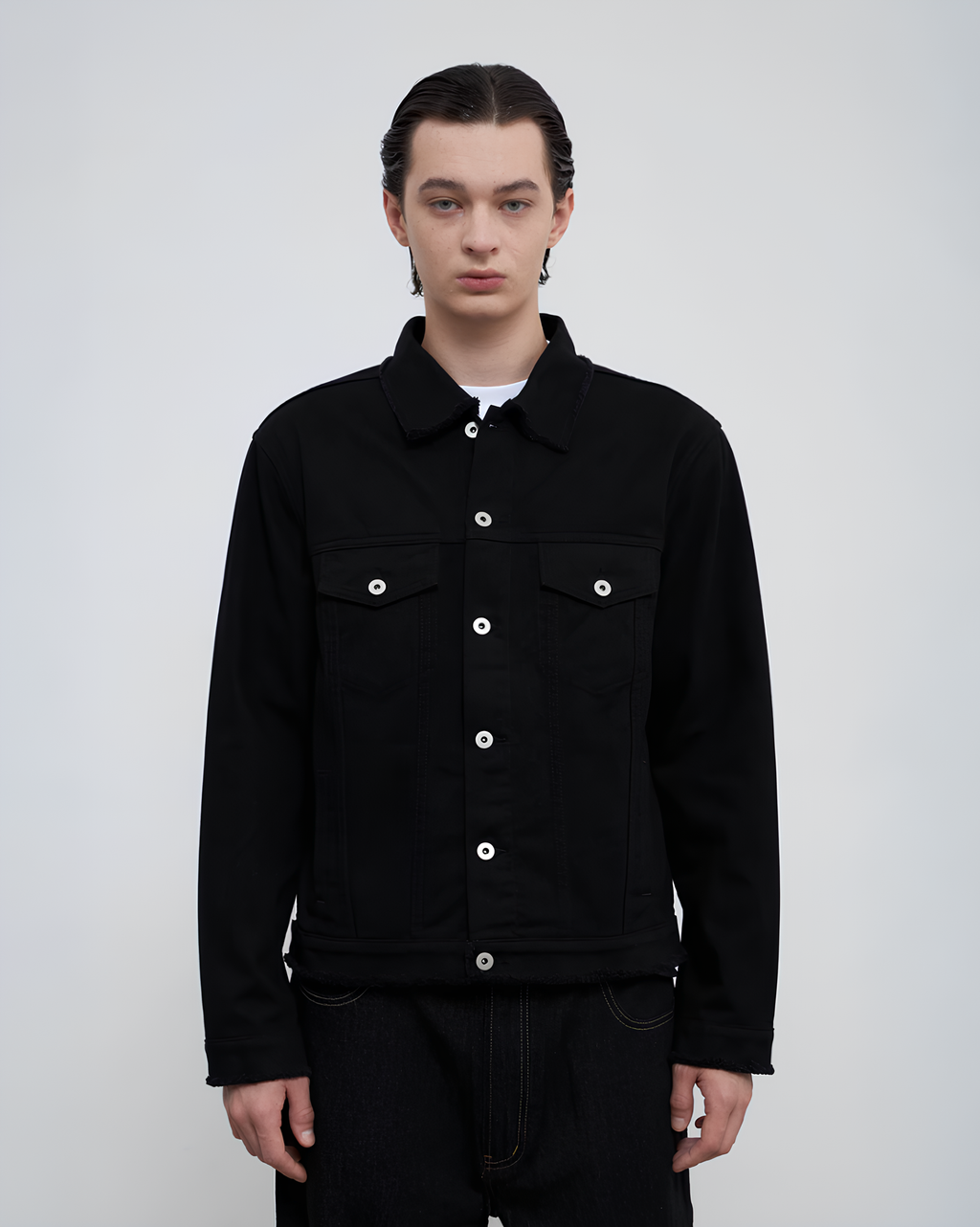 Black Denim Jacket koku0138