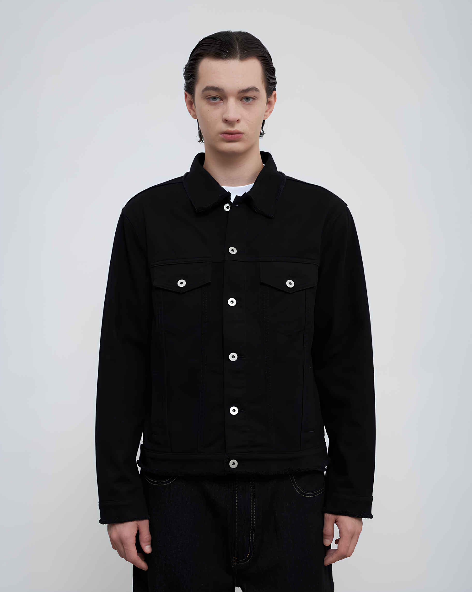 Black Denim Jacket koku0138