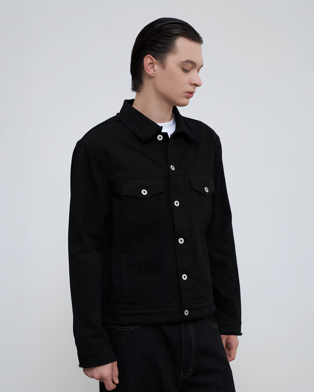Black Denim Jacket koku0138