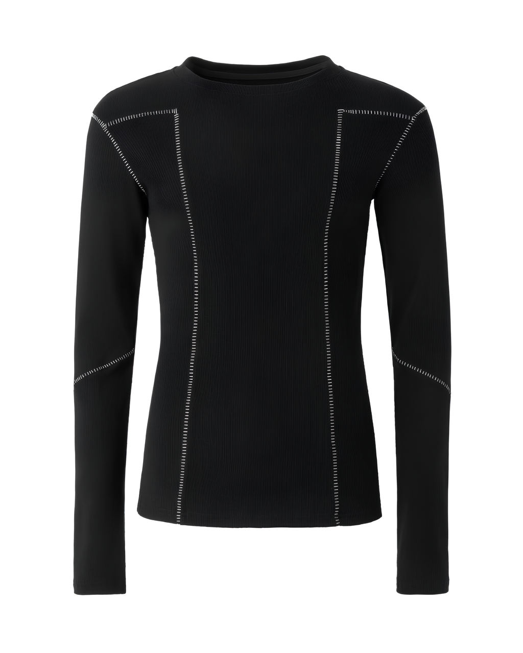 Slim Fit Stitched Long Sleeve T-Shirt koku0141
