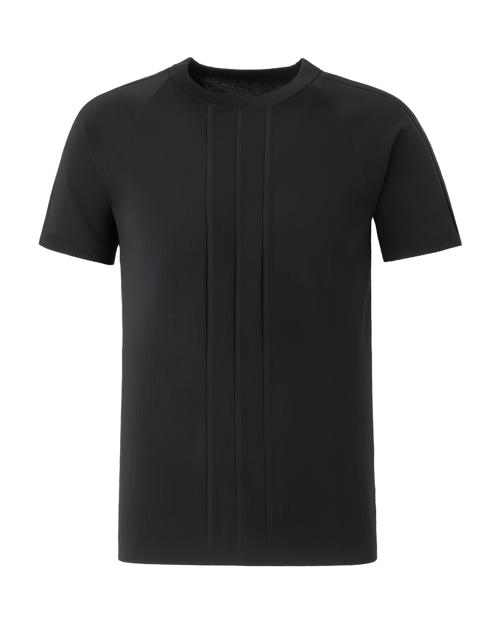 Vertical Rib Knit T-Shirt koku0143