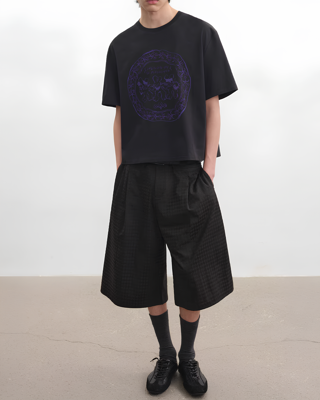 Graphic Print T-Shirt koku0144