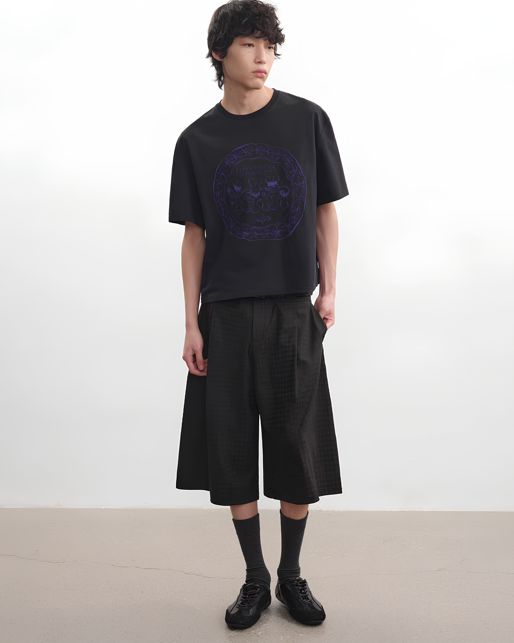 Graphic Print T-Shirt koku0144