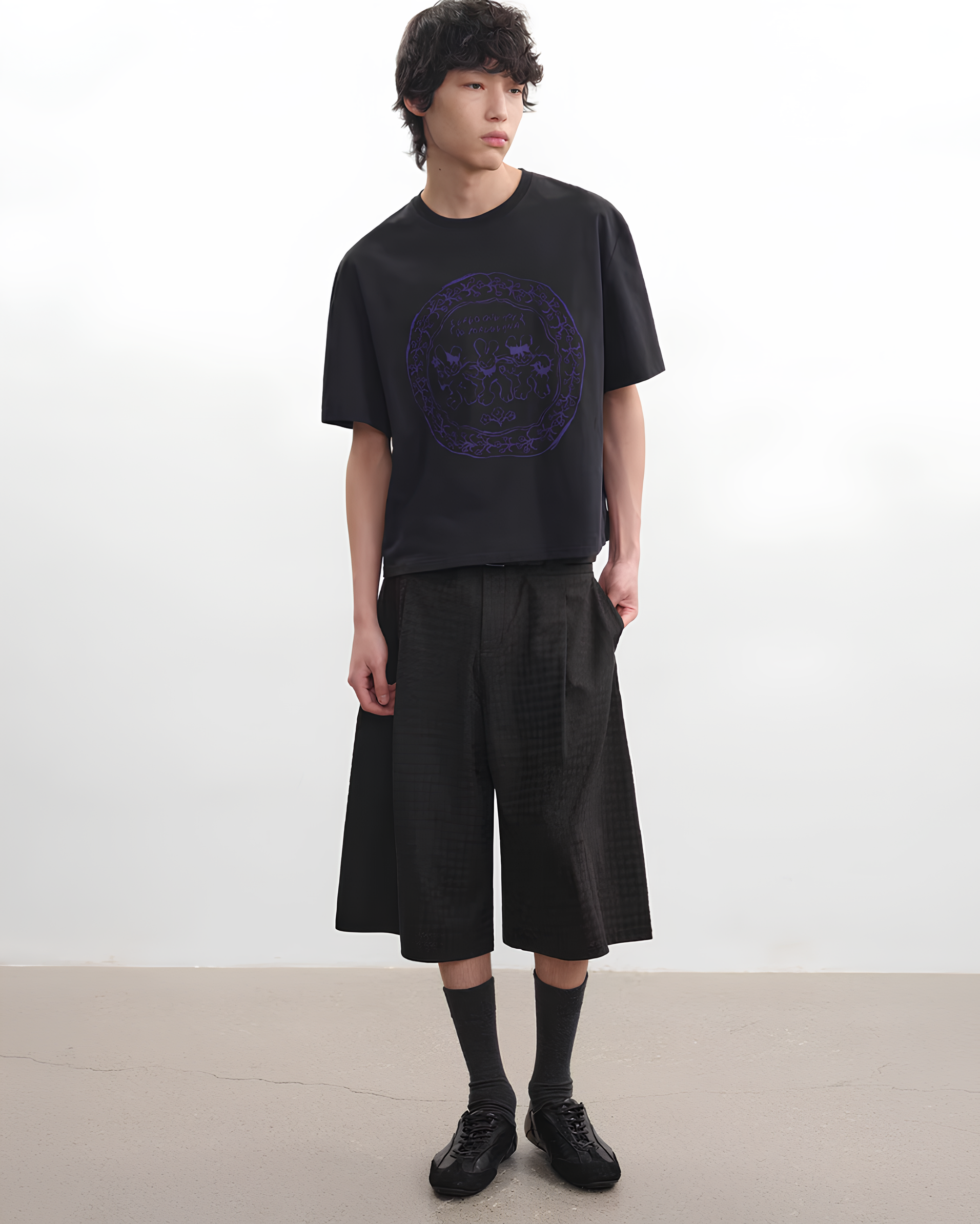 Graphic Print T-Shirt koku0144
