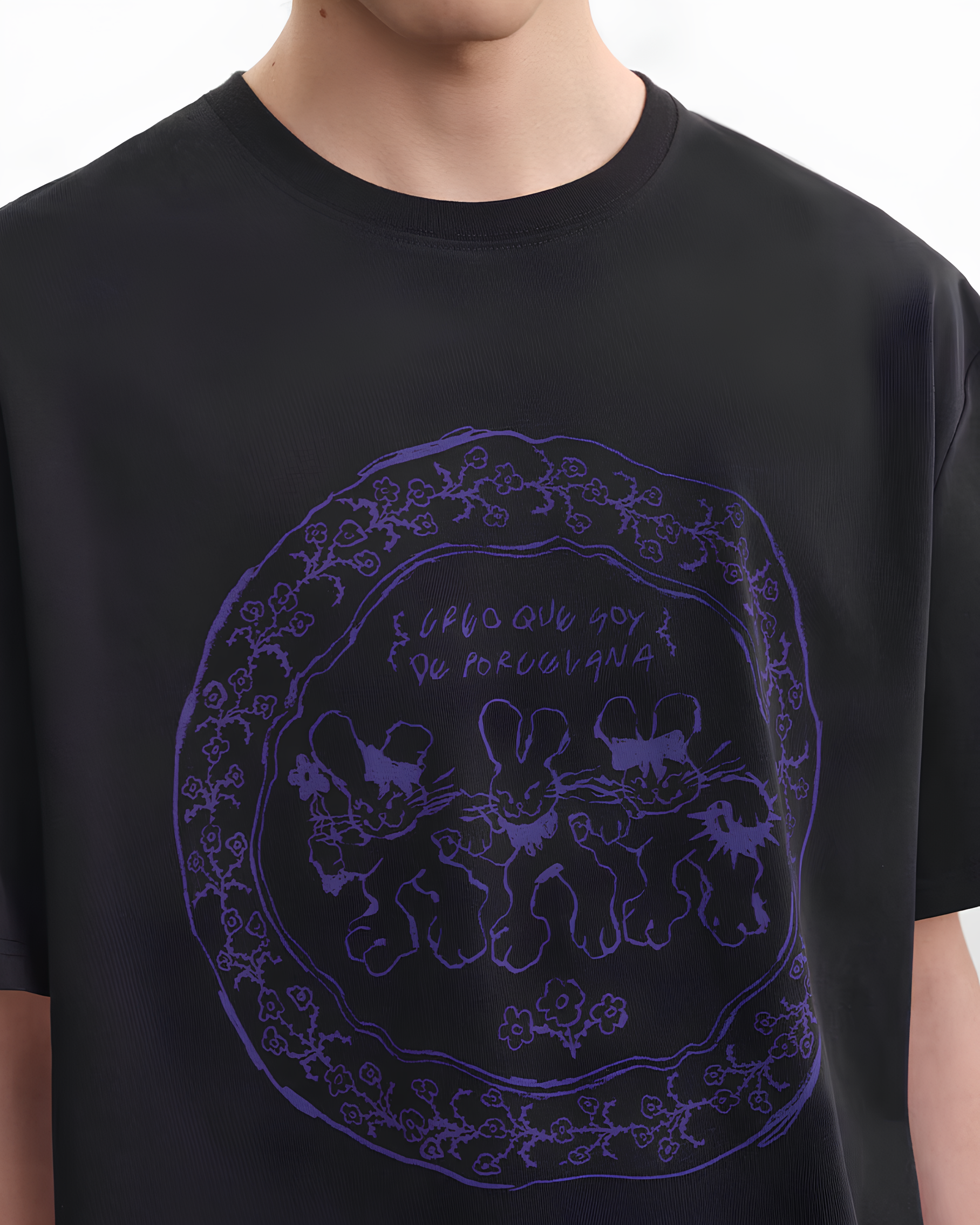 Graphic Print T-Shirt koku0144