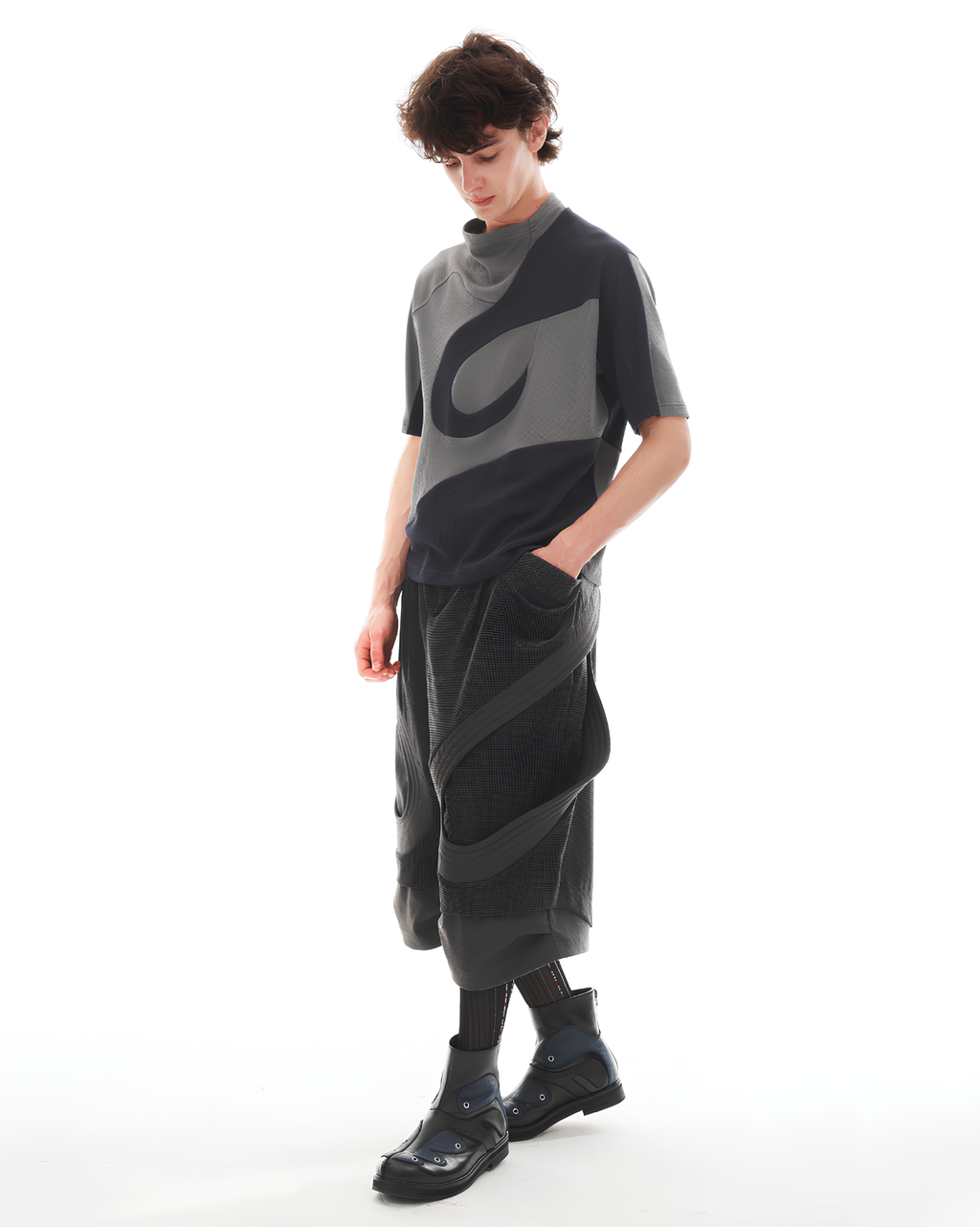 3D Curved Utility Shorts koku0147