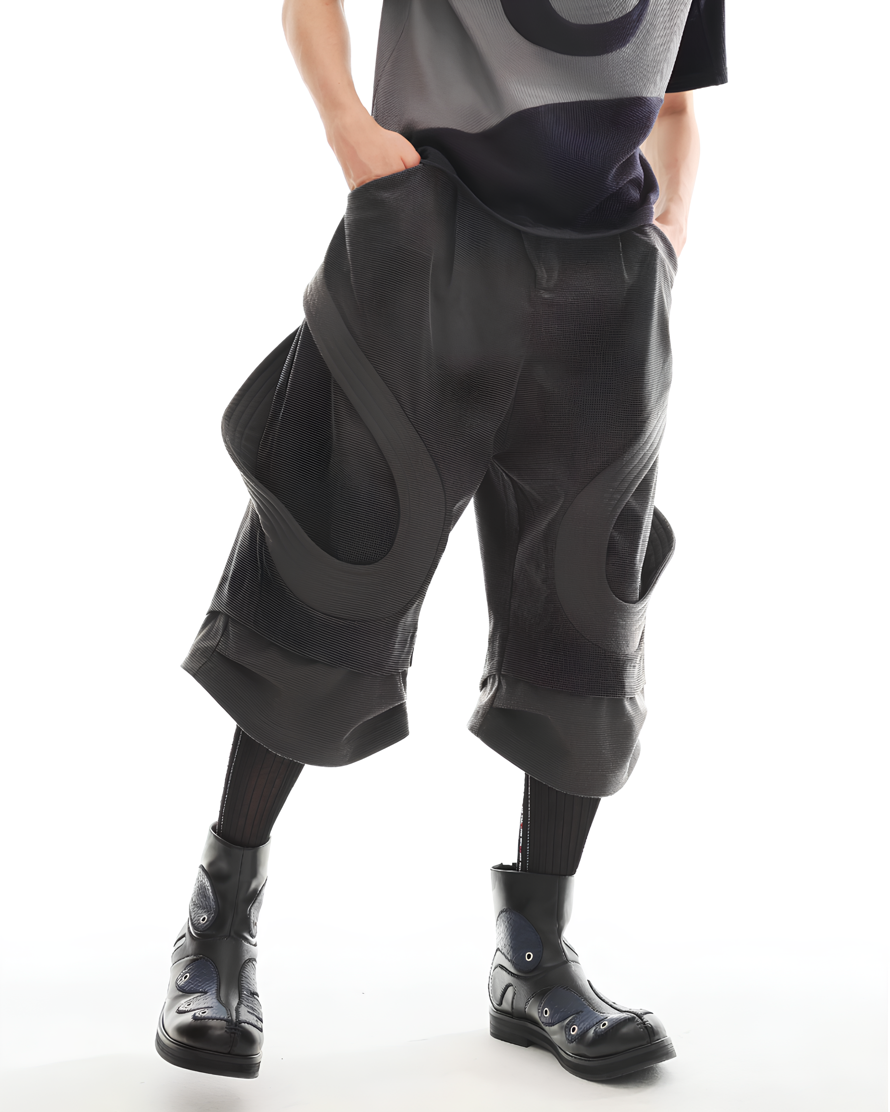 3D Curved Utility Shorts koku0147