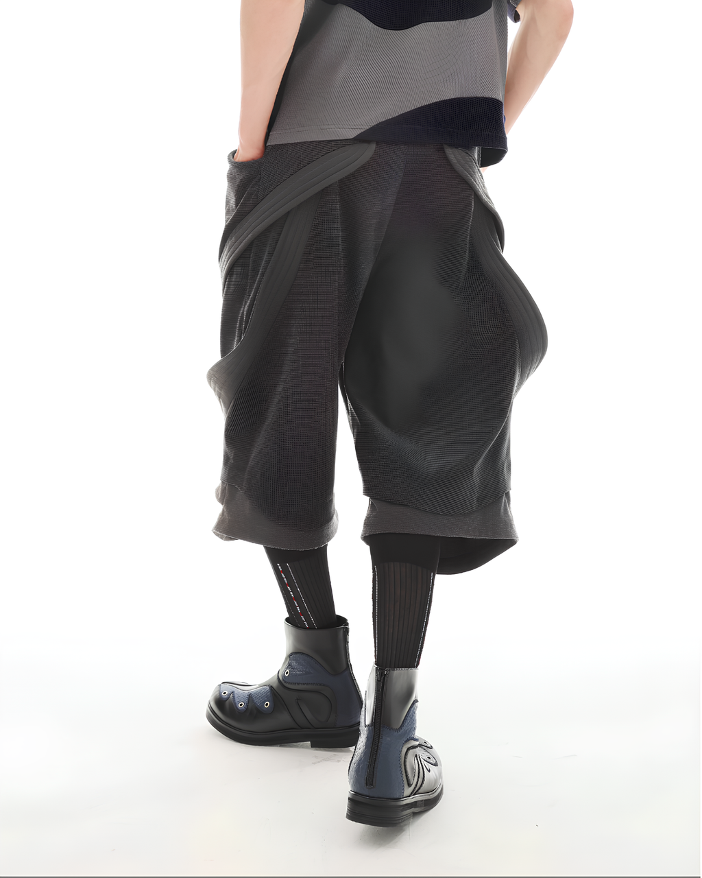 3D Curved Utility Shorts koku0147