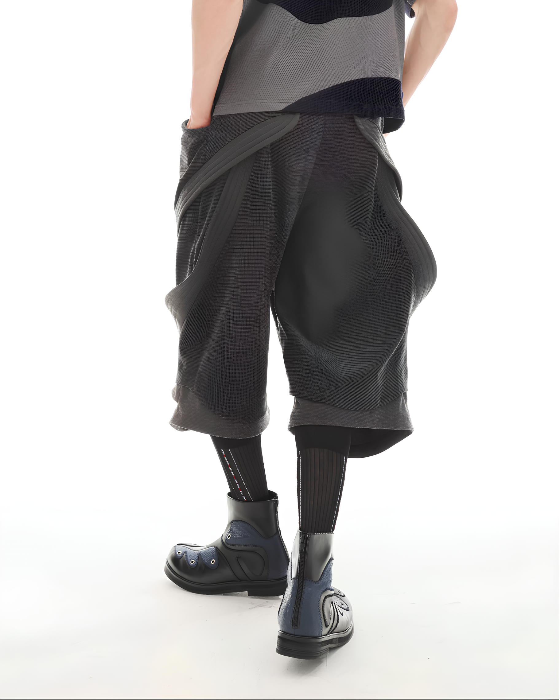 3D Curved Utility Shorts koku0147