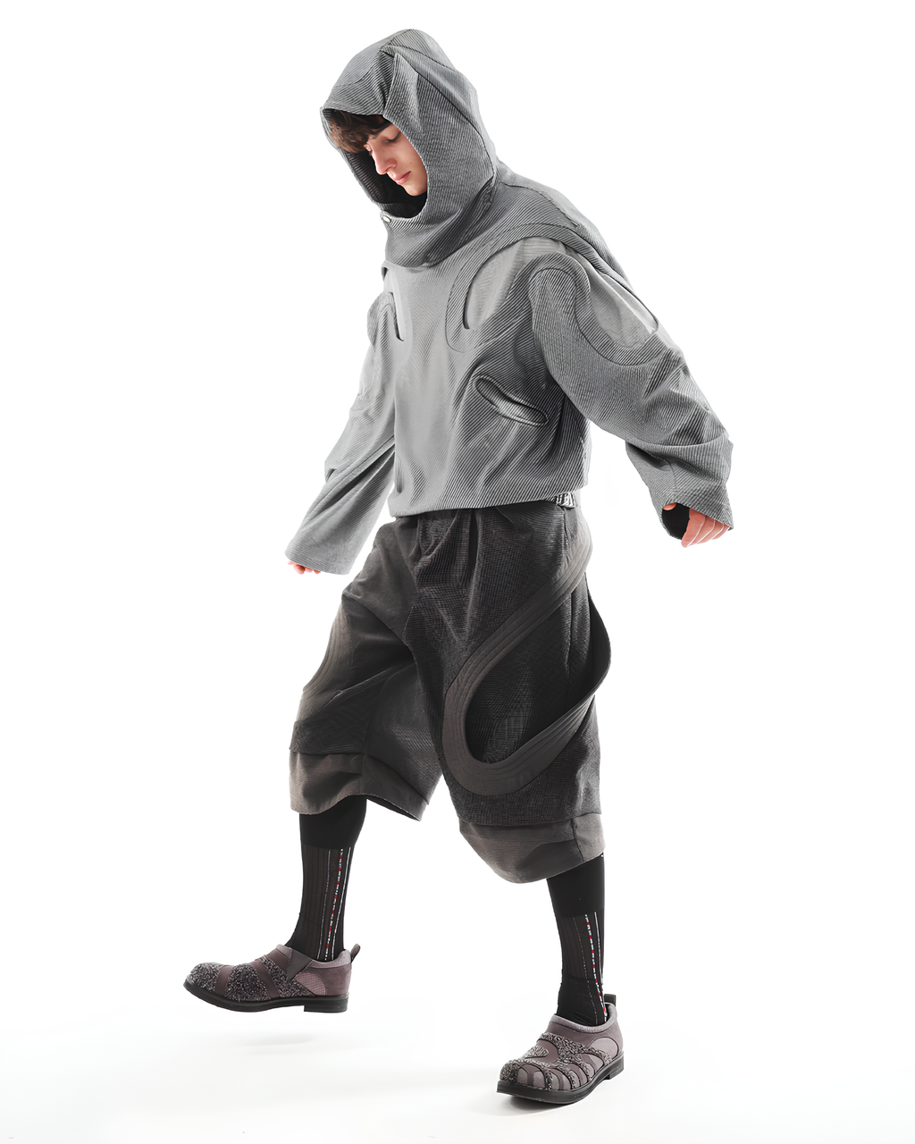 3D Curved Utility Shorts koku0147