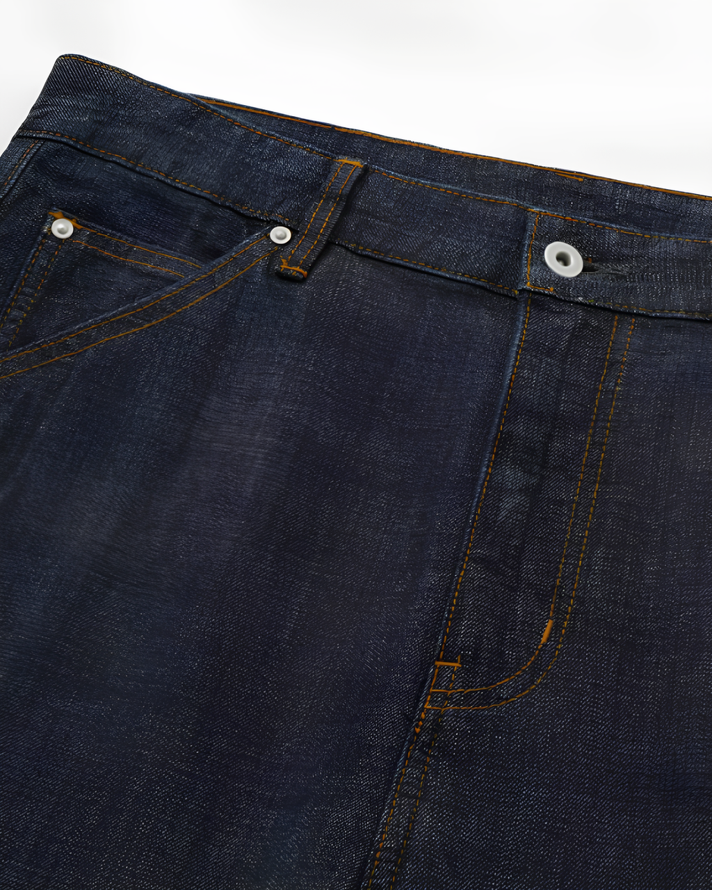 13oz Loose Straight-Leg Denim Pants koku0150