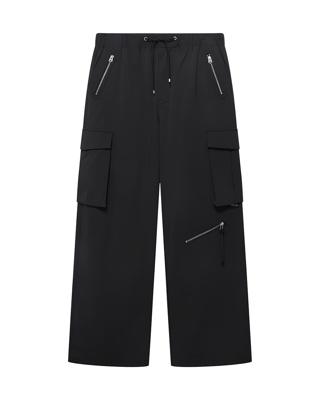 Multi-Zip Wide Cargo Pants koku0154
