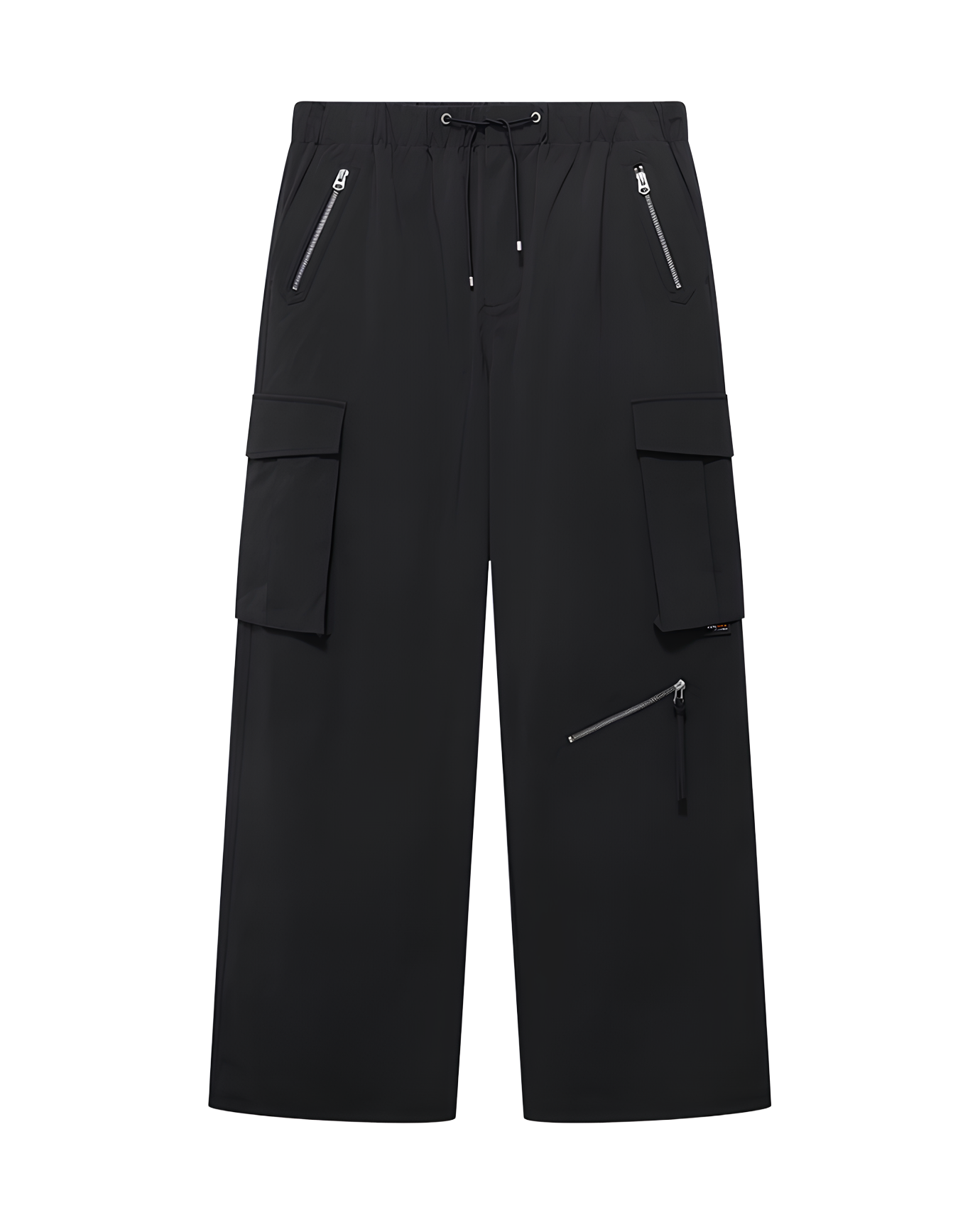 Multi-Zip Wide Cargo Pants koku0154