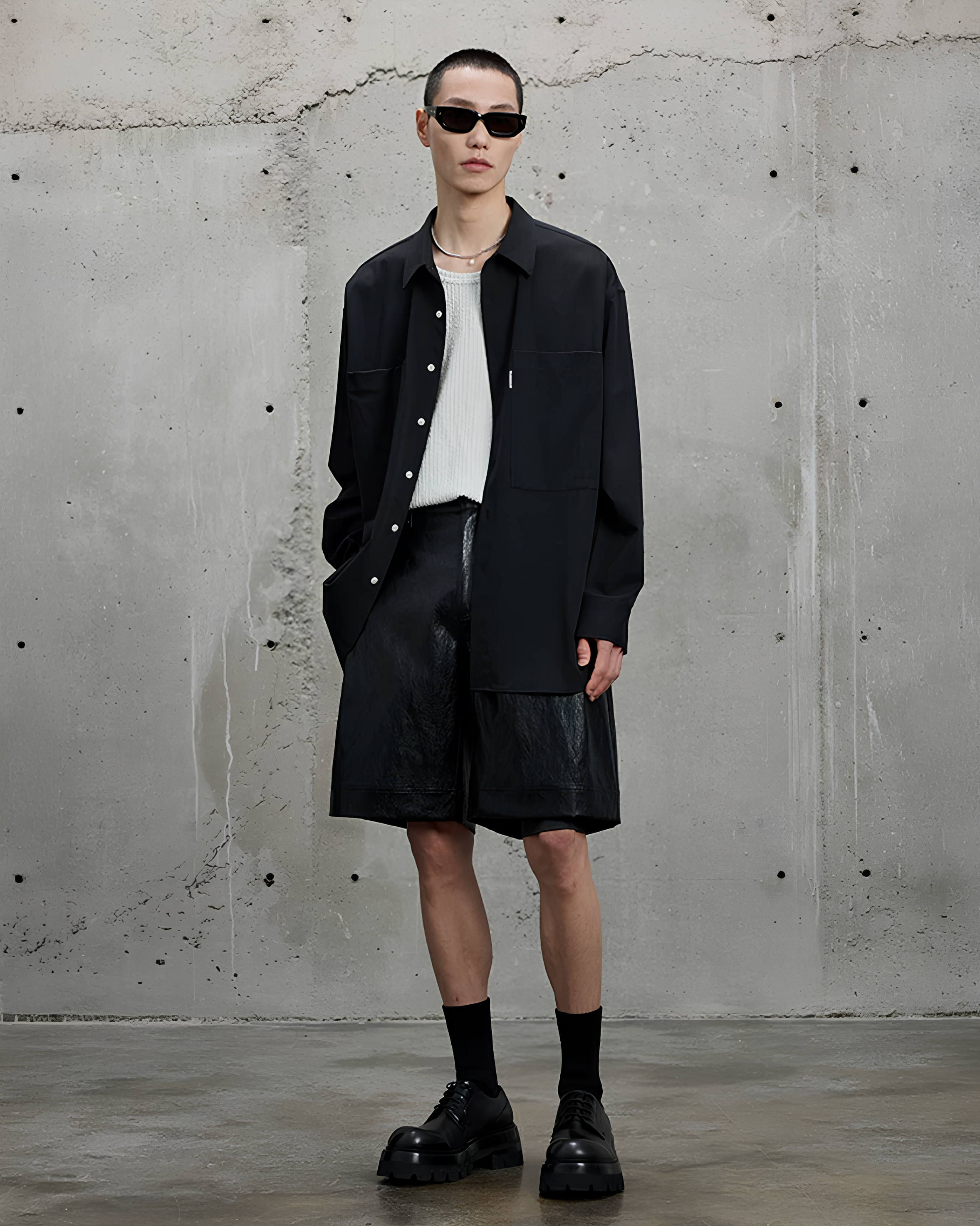 Relaxed Utility Shirt koku0158