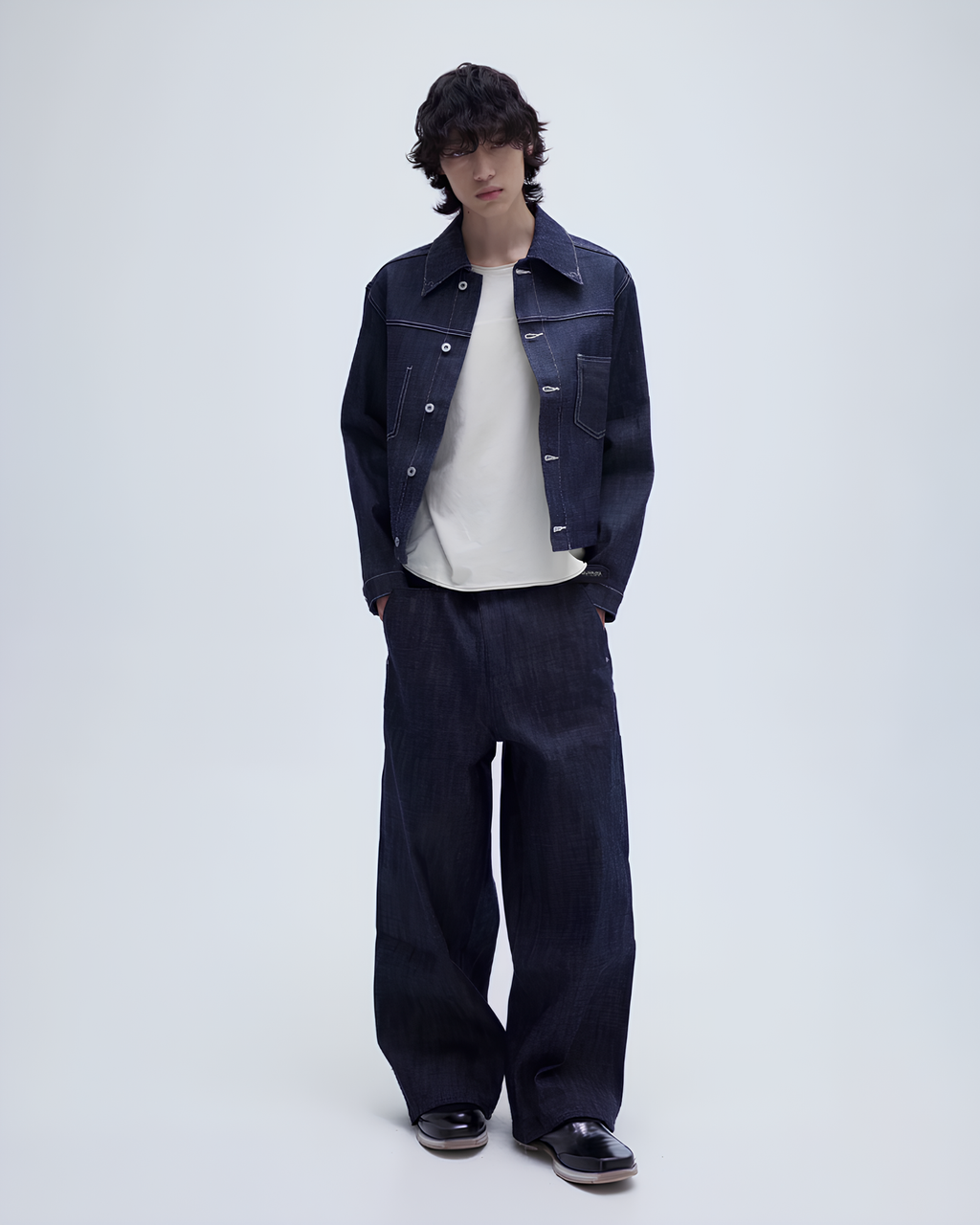 13.5oz Dark Indigo Denim Jacket koku0160