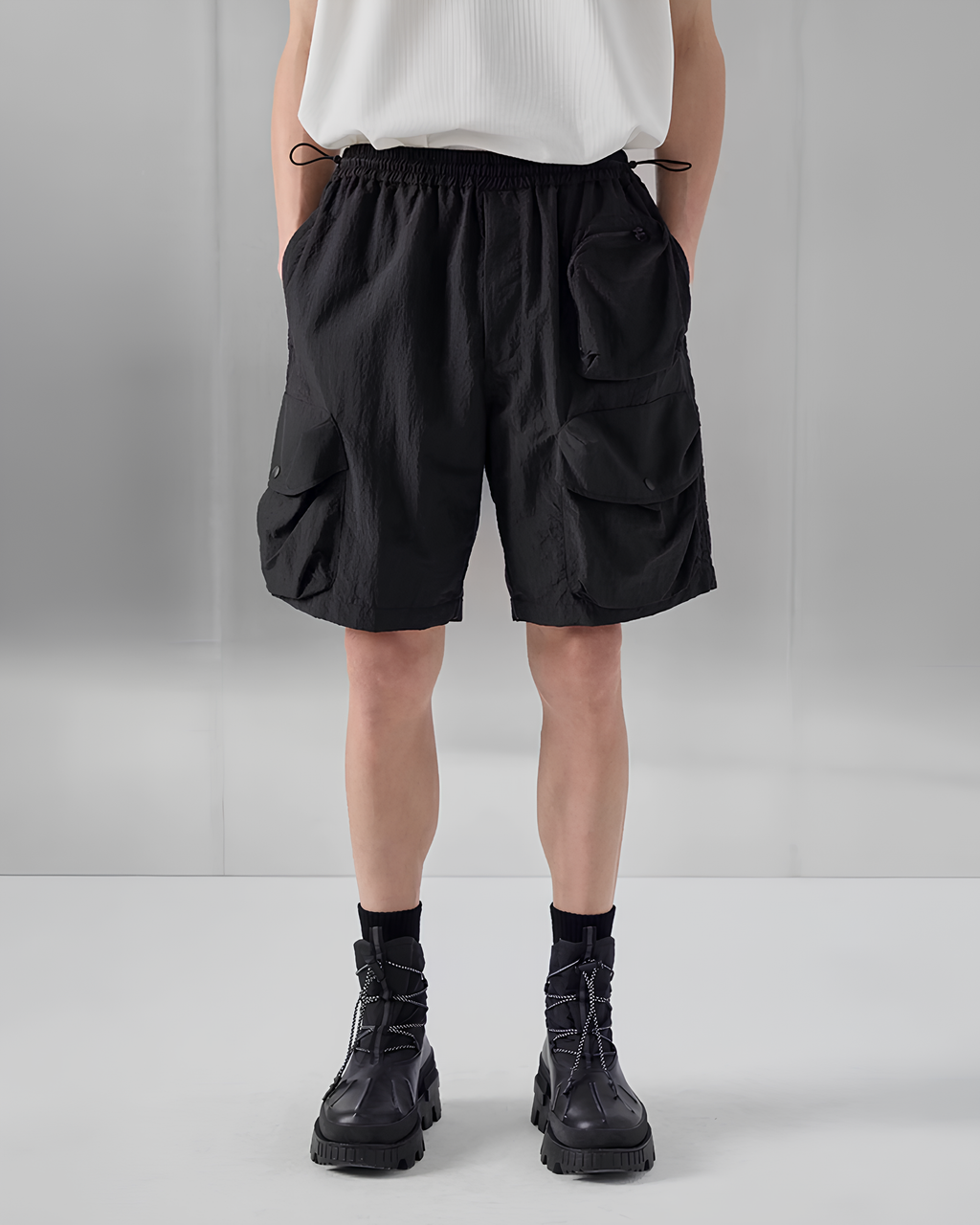 Tech Nylon Cargo Shorts koku0162