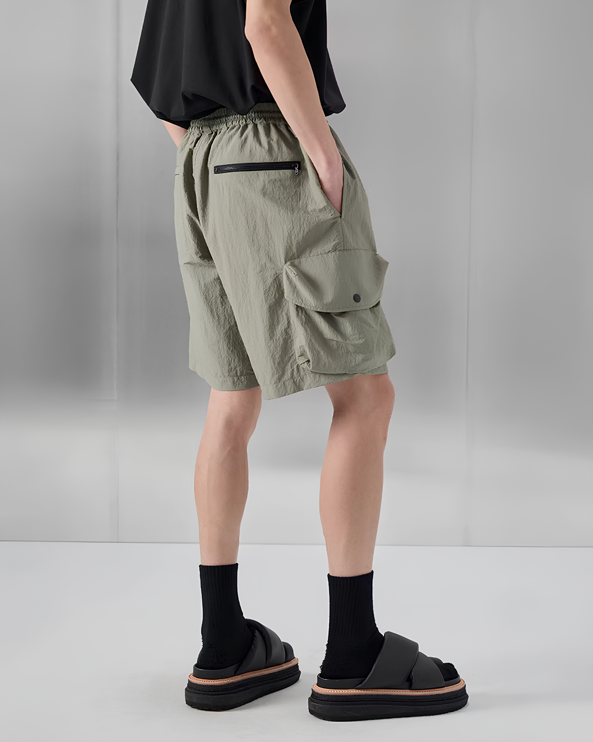 Tech Nylon Cargo Shorts koku0162