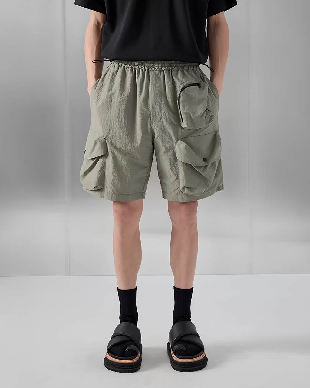 Tech Nylon Cargo Shorts koku0162