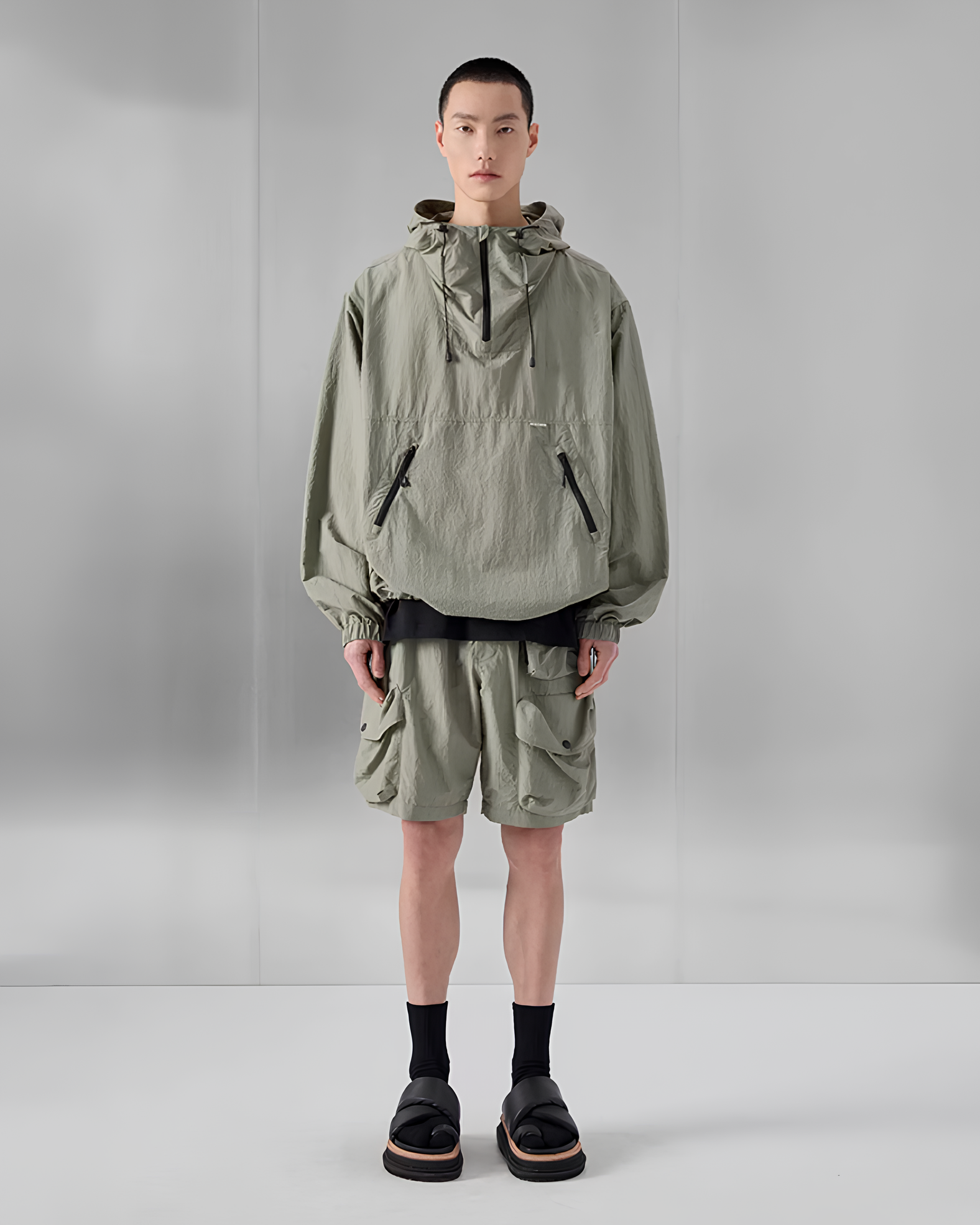 Tech Nylon Cargo Shorts koku0162