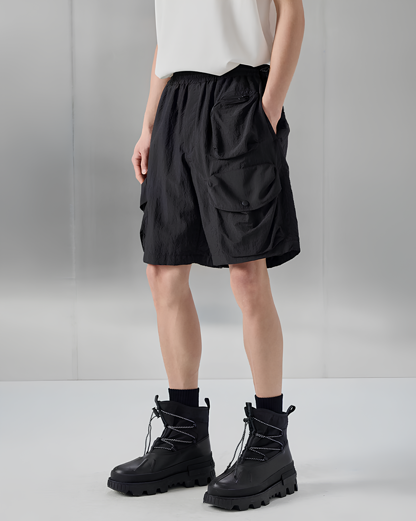 Tech Nylon Cargo Shorts koku0162