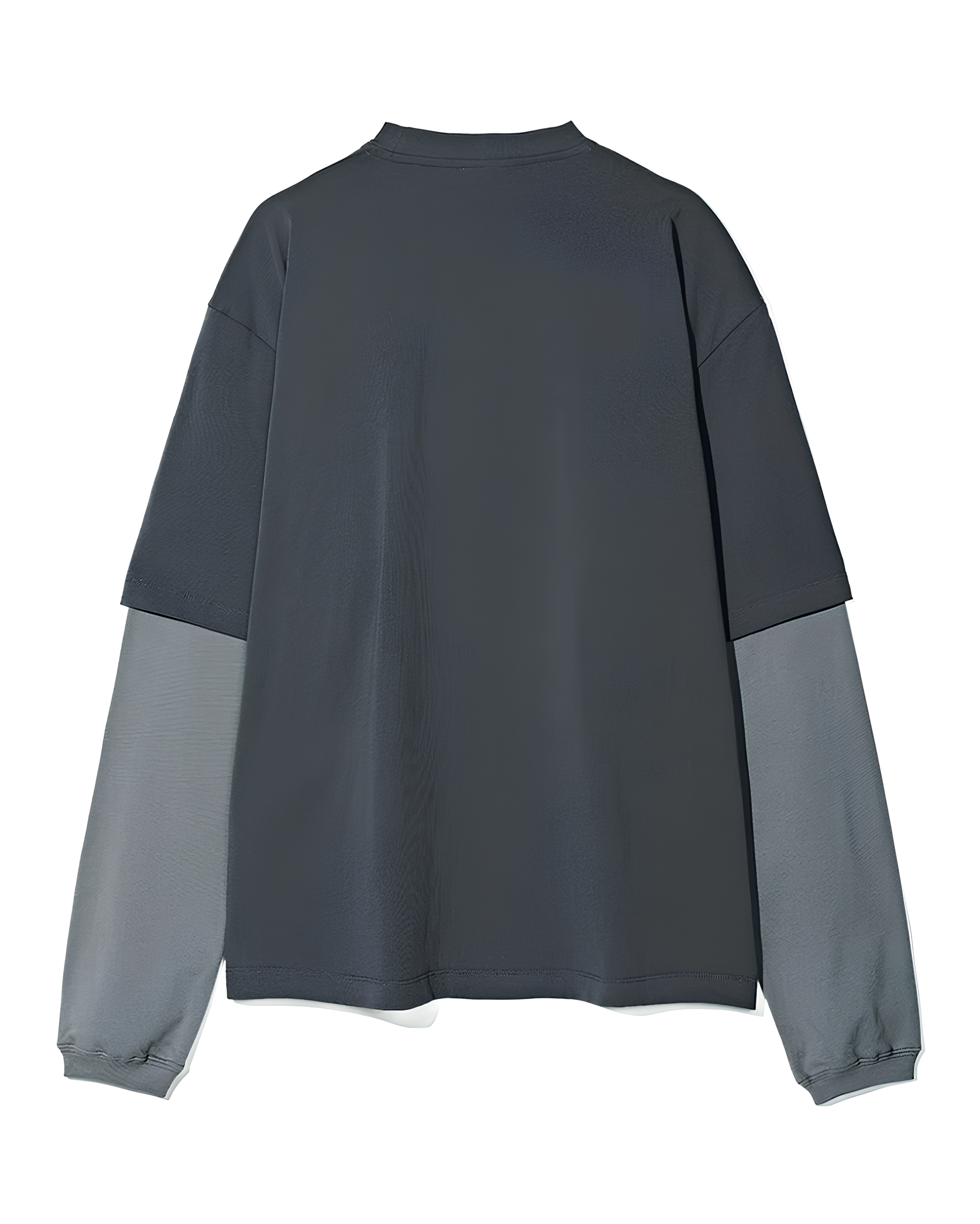 Layered Stripe Sleeve T-Shirt koku0163