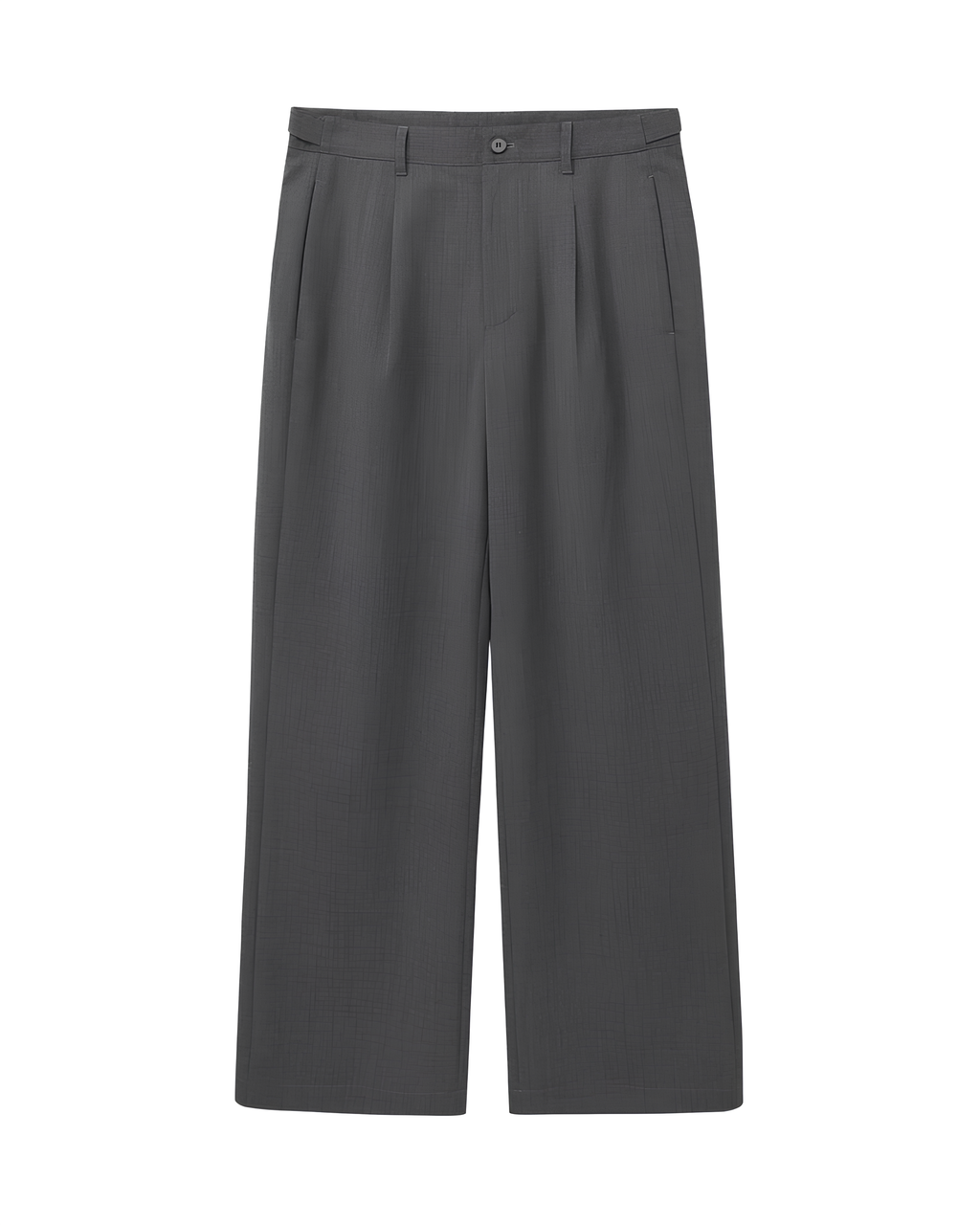 Virgin Wool Tucked Straight Trousers koku0165