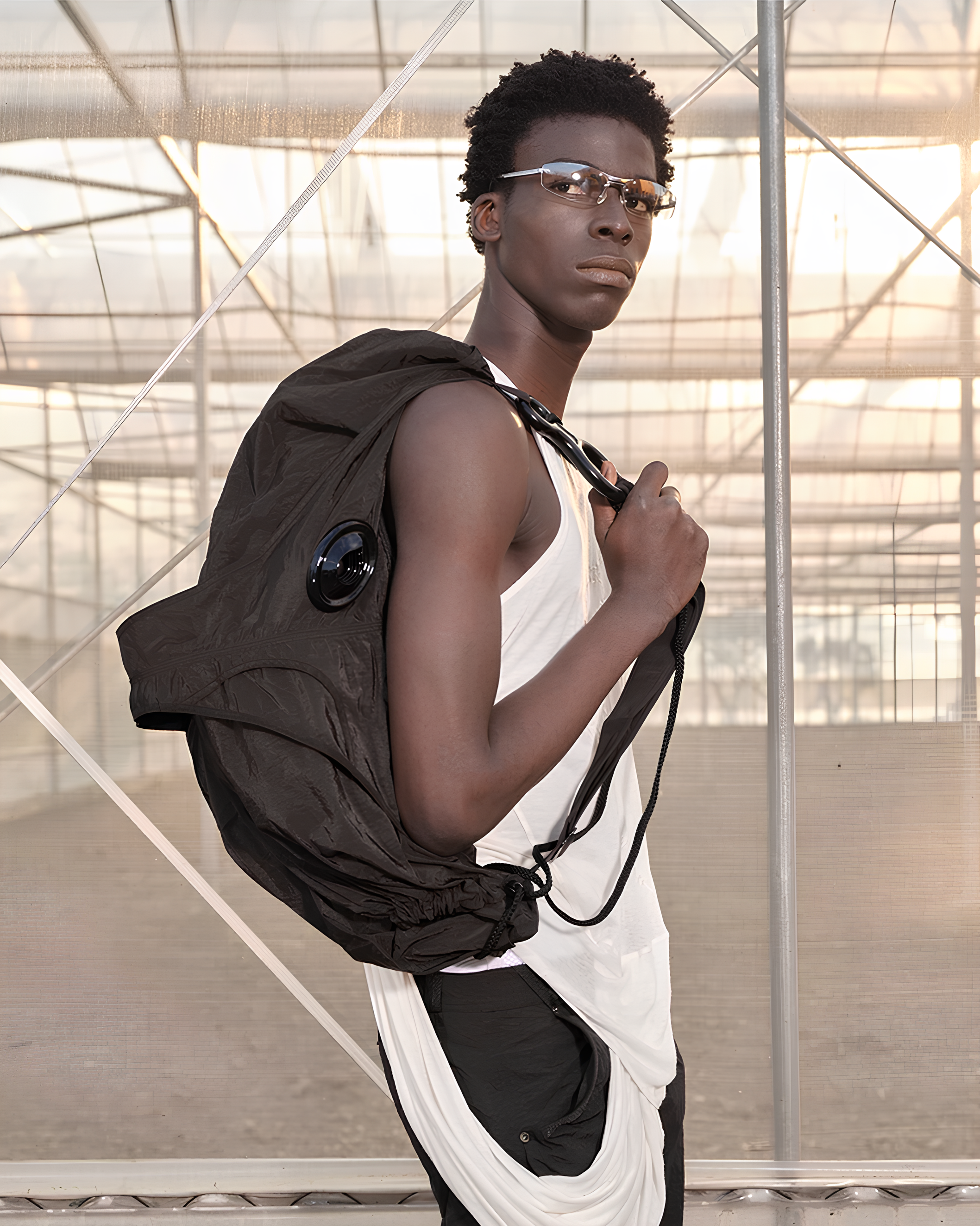 Drawcord Gather Shoulder Bag koku0177