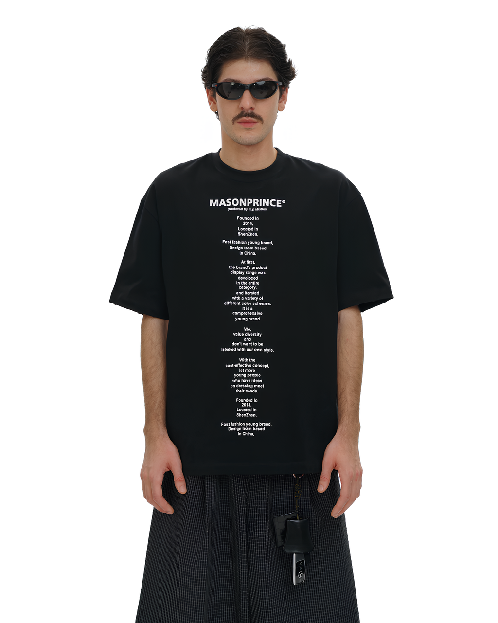 Vertical Statement Logo Tee koku0180