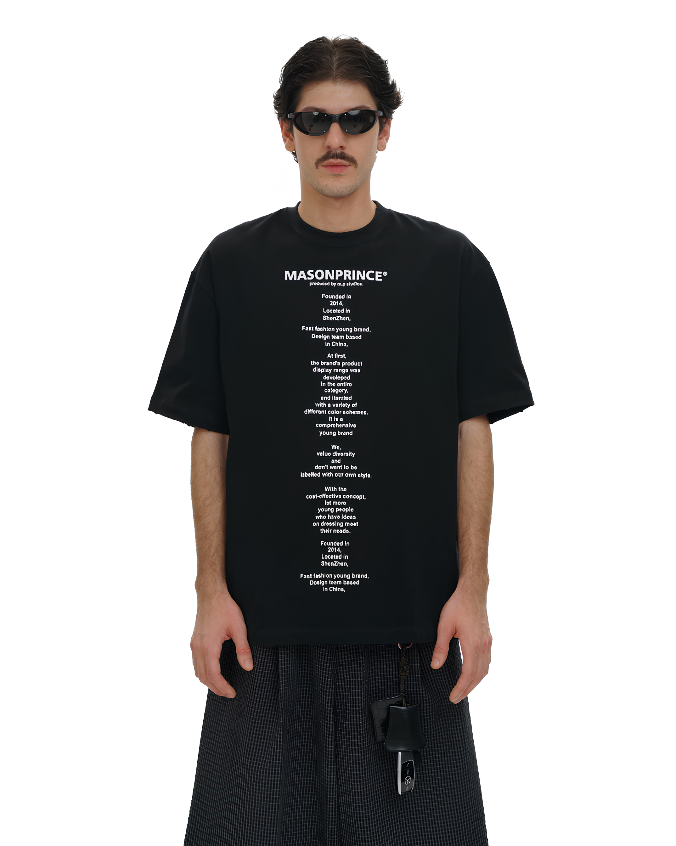 Vertical Statement Logo Tee koku0180