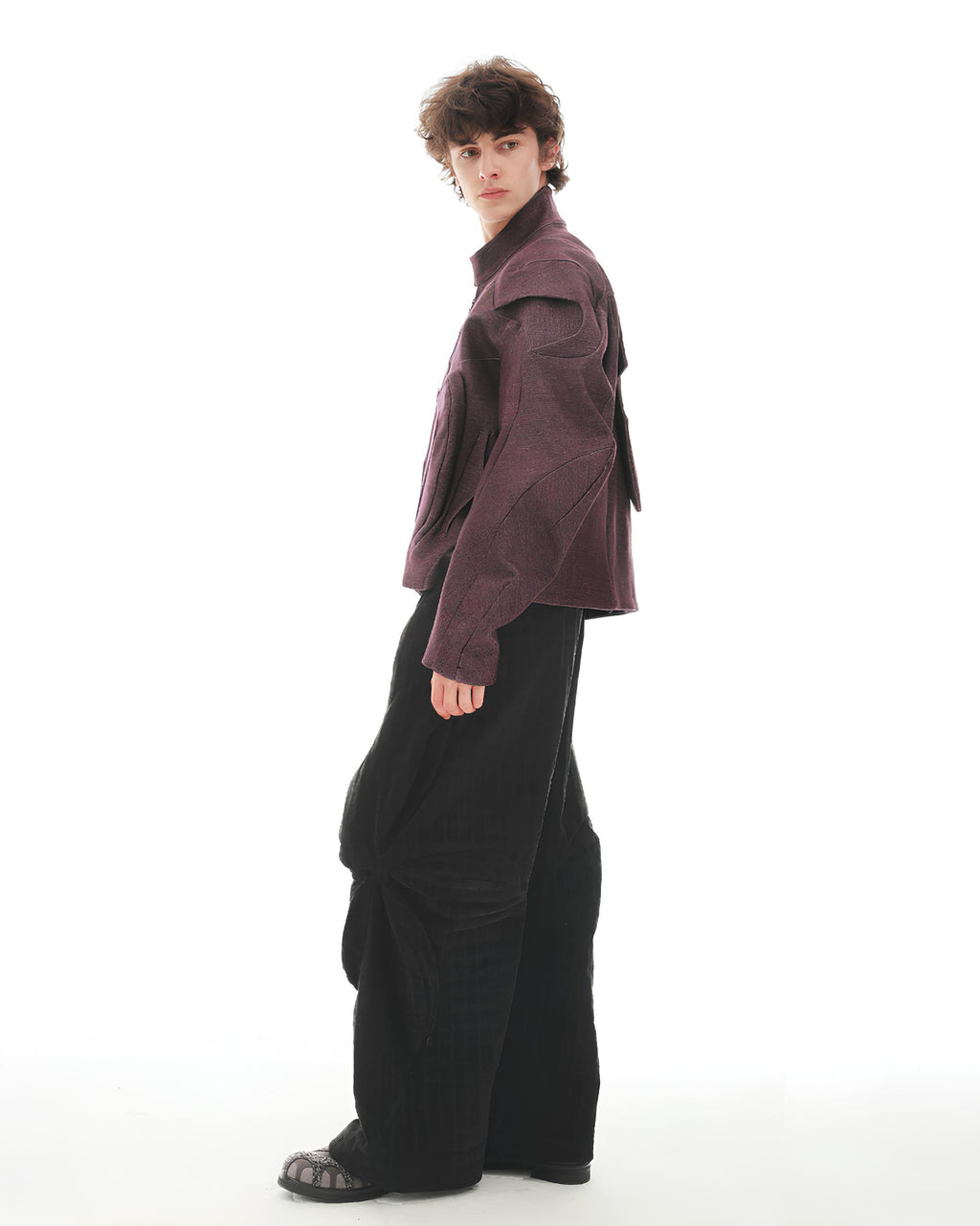 Draped Cargo Pants koku0192