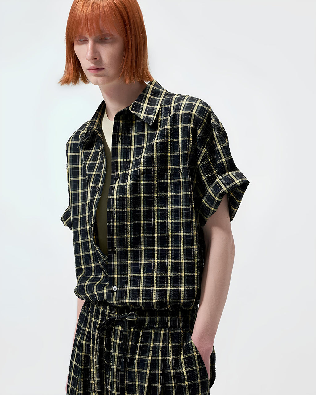 Classic Check Short Sleeve Shirt koku0195