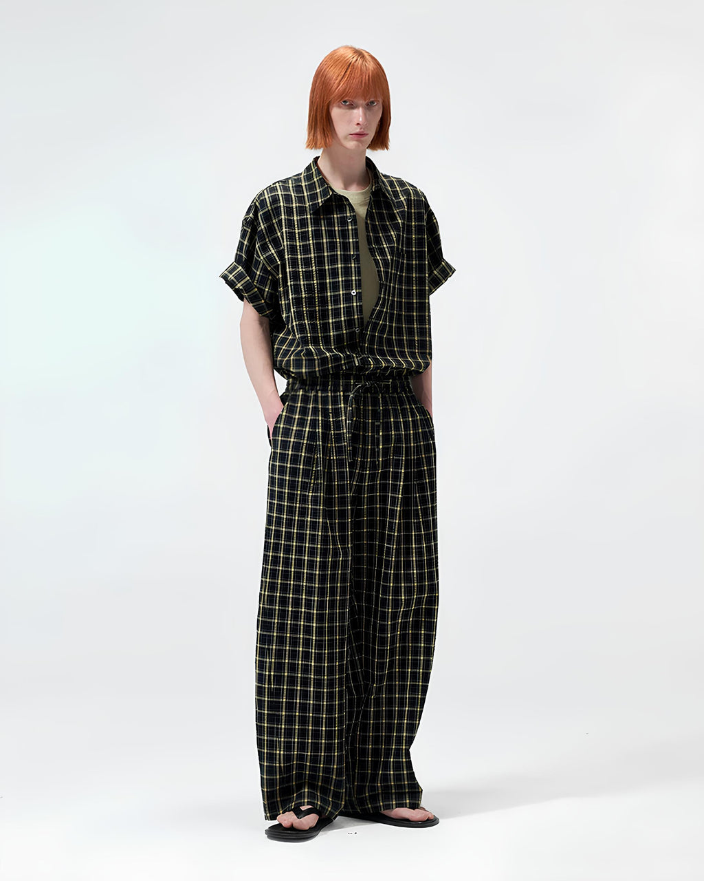 Classic Check Short Sleeve Shirt koku0195