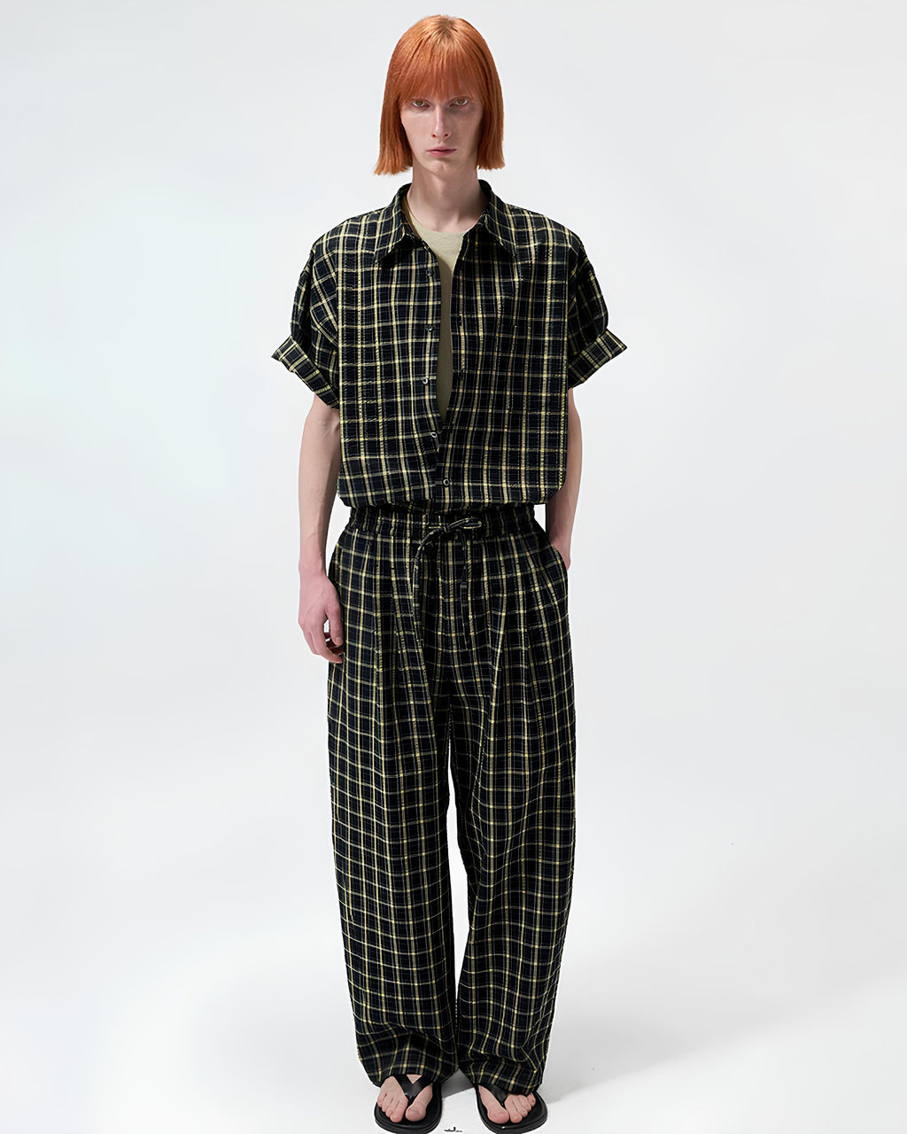 Classic Check Short Sleeve Shirt koku0195