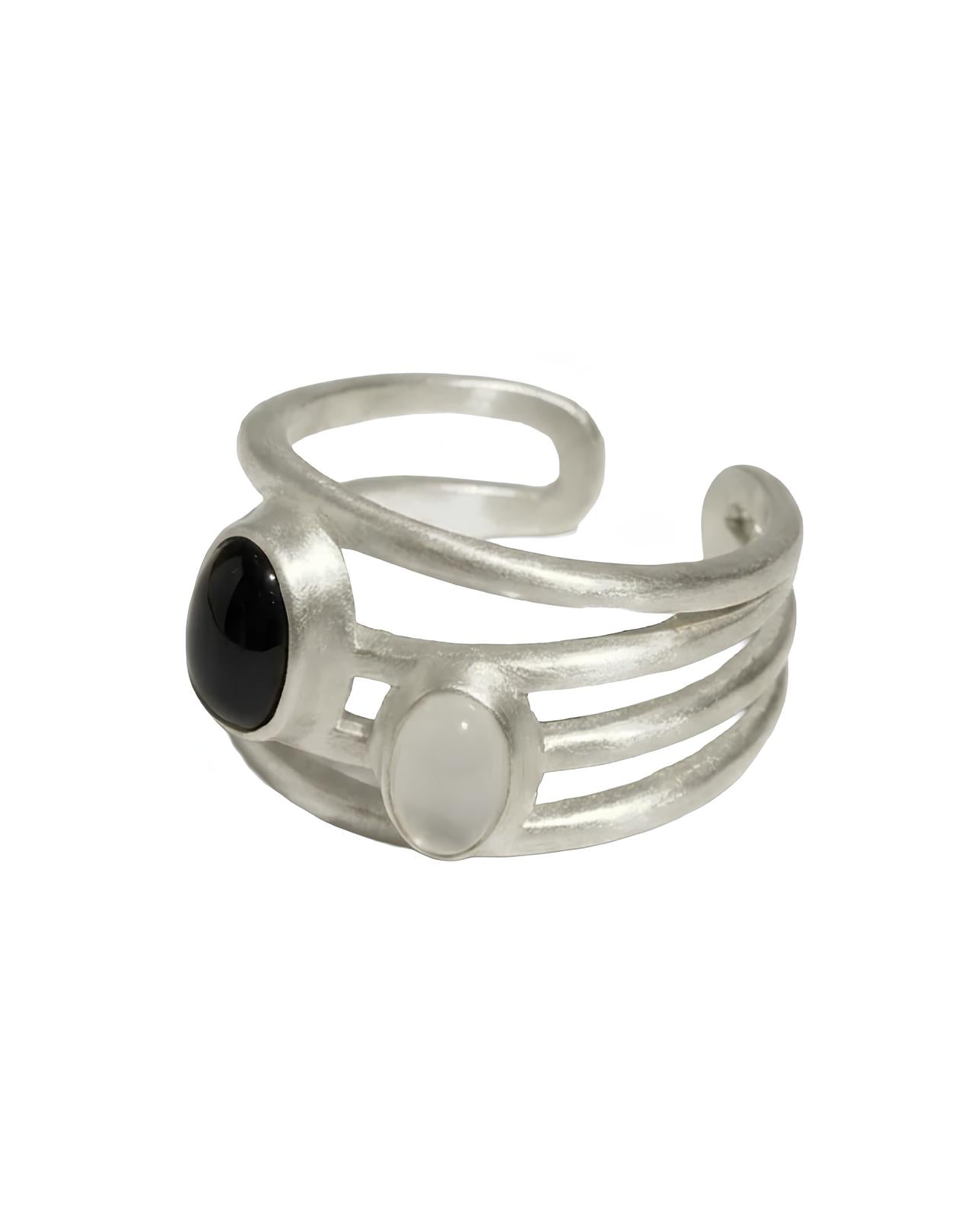 Dual Stone Open Ring koku0199