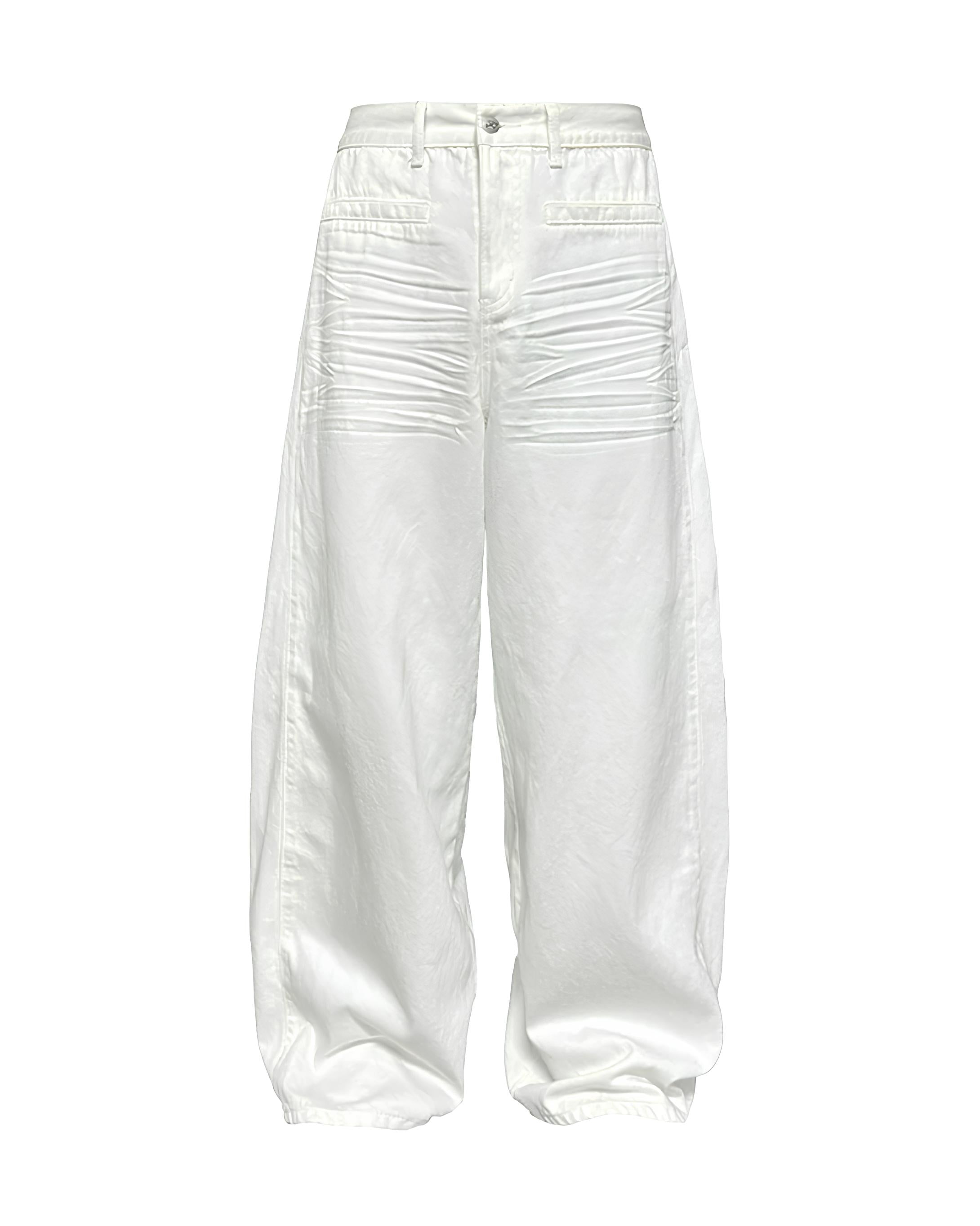 Crinkle Whide Denim Pants koku0200